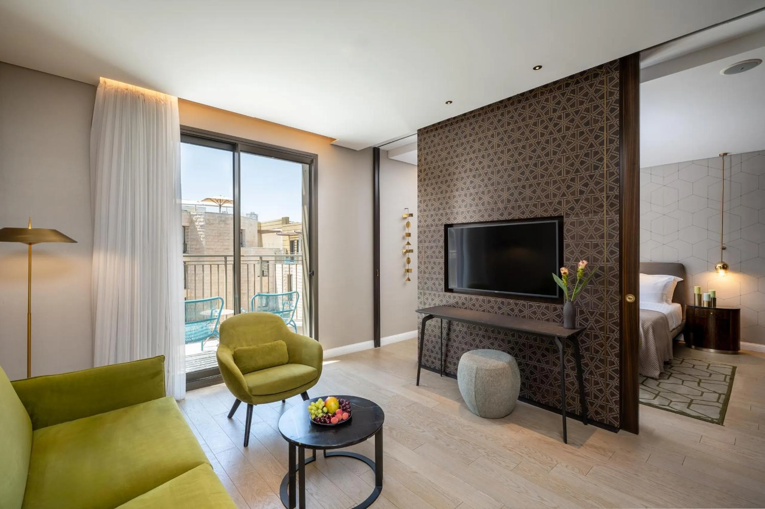 Living room in The Inbal Jerusalem