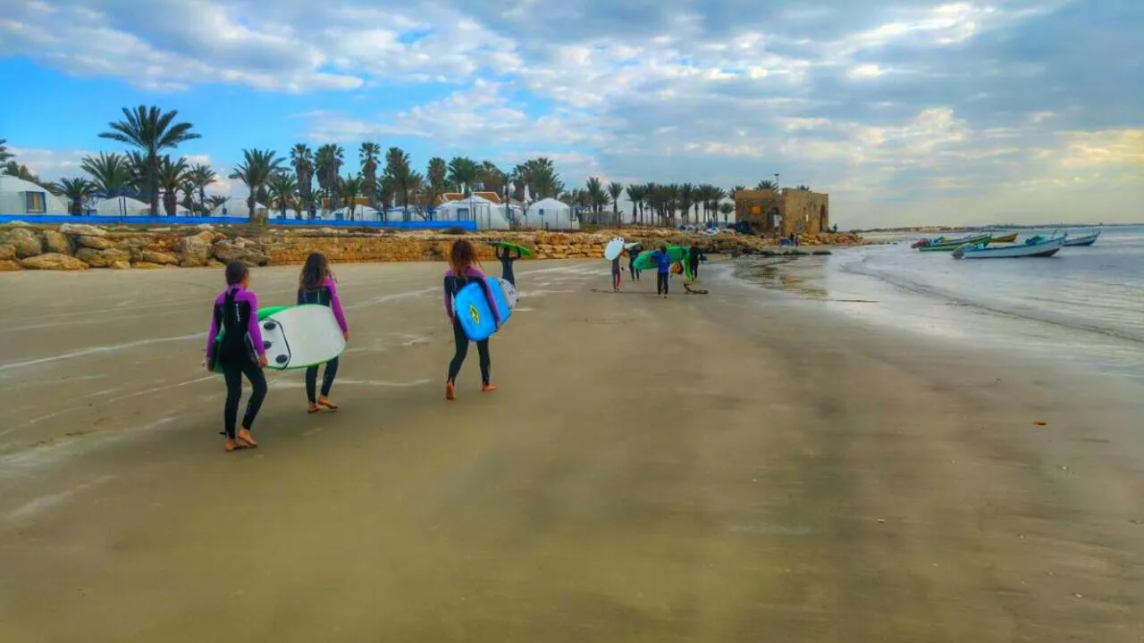 Beach in Dor village