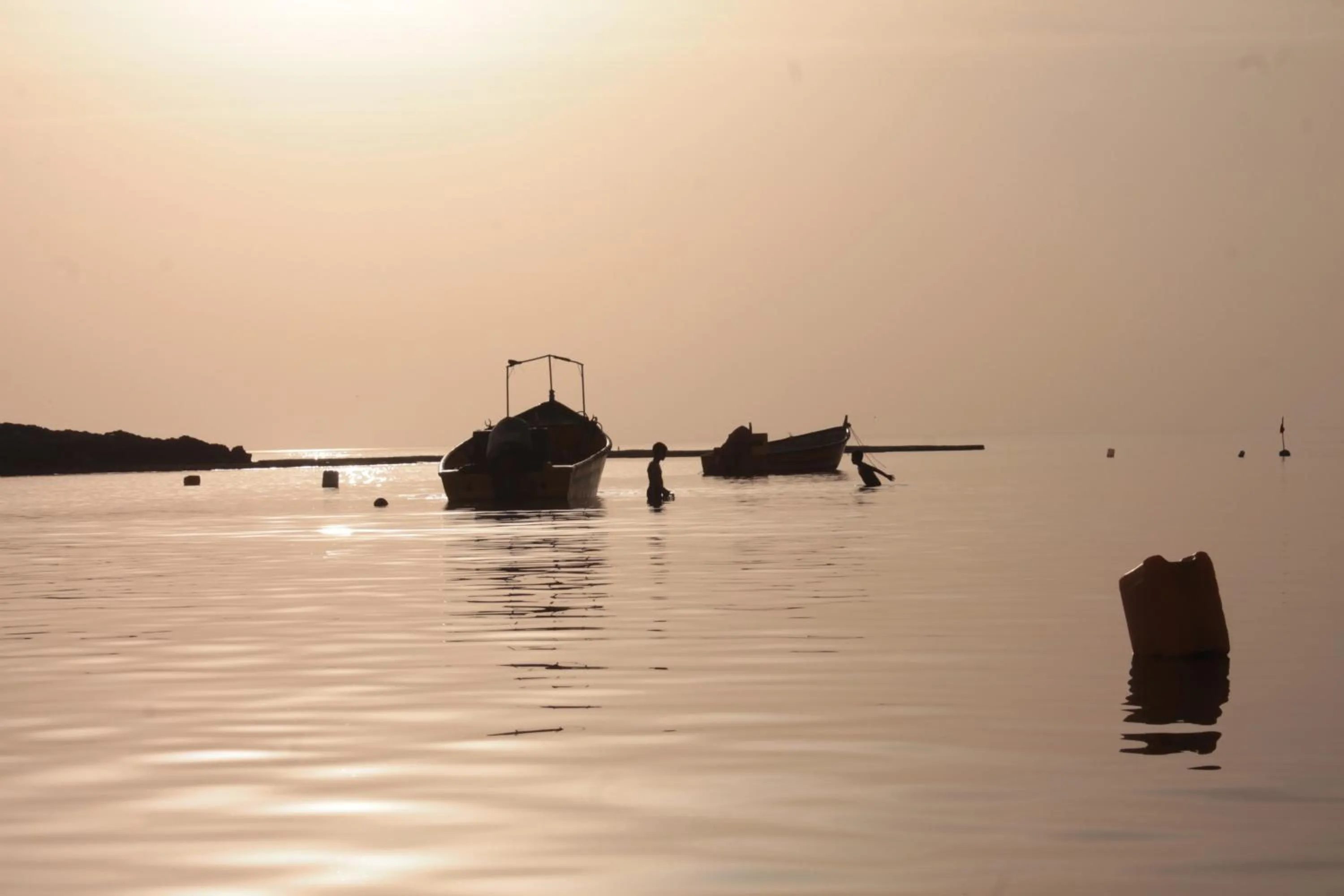 Beach in Dor village