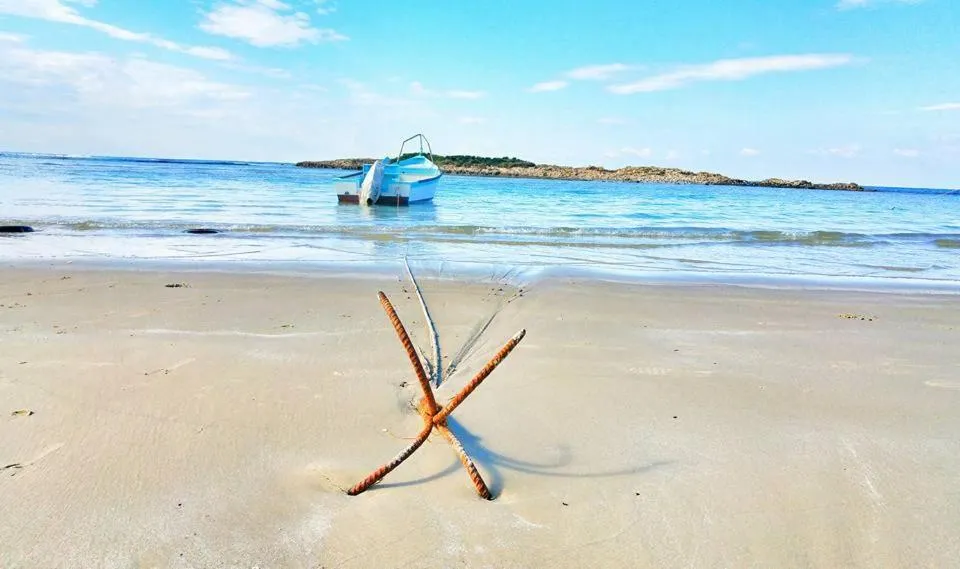 Beach in Dor village