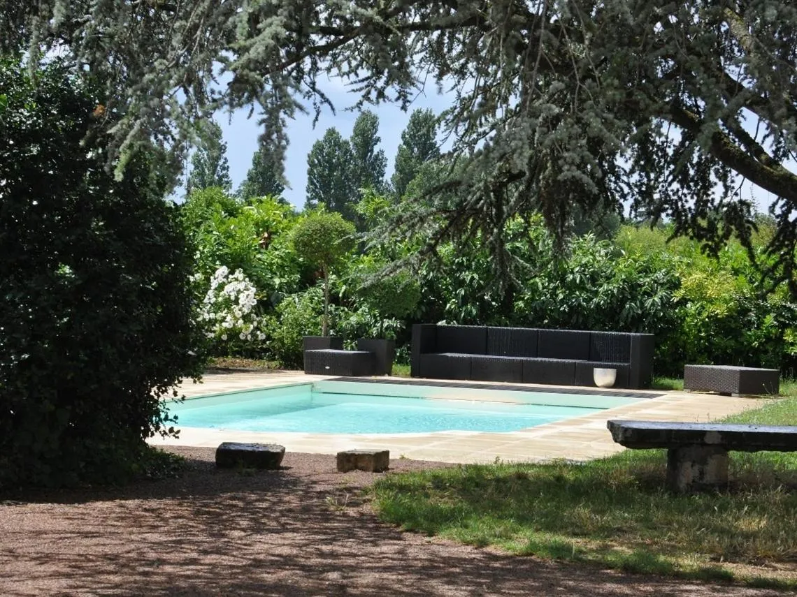 Pool view in Le Prieuré Saint Agnan