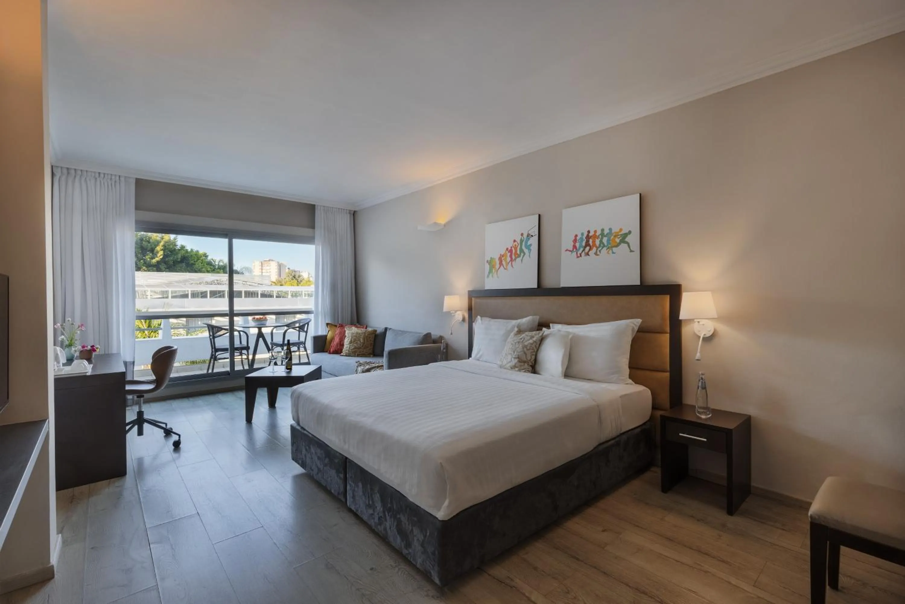 Bed in Kfar Maccabiah Business & Sport Hotel