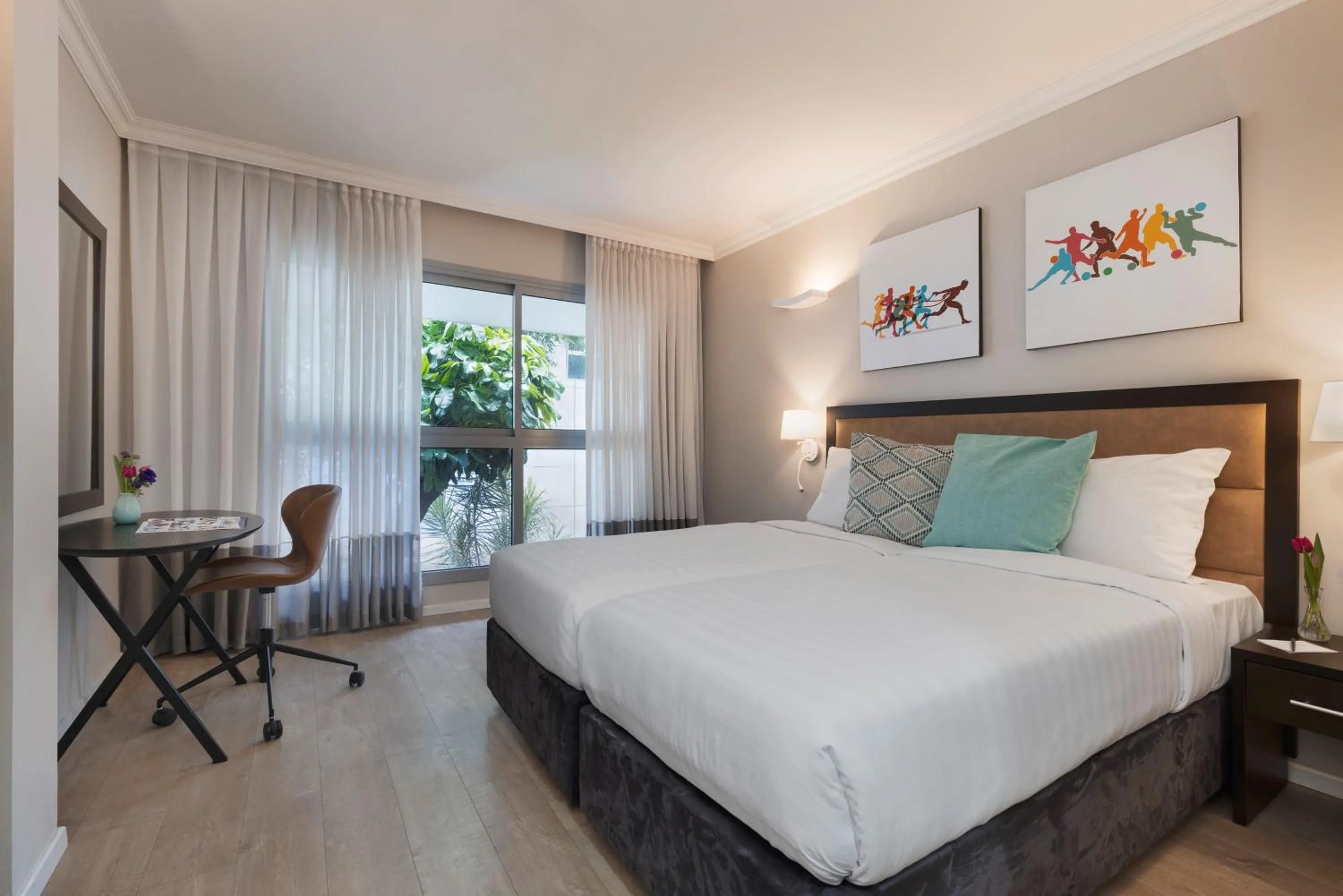 Bed in Kfar Maccabiah Business & Sport Hotel