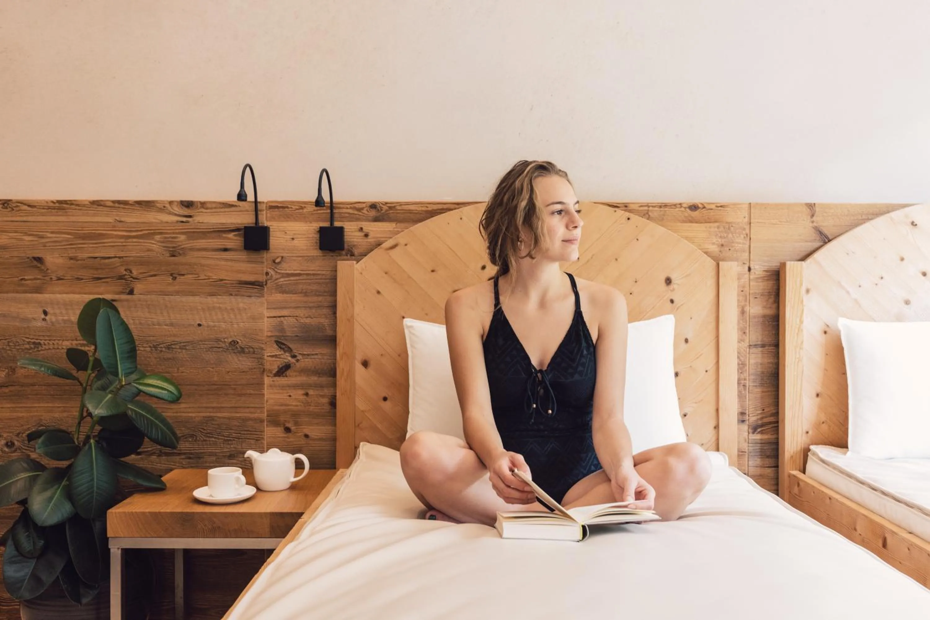 People, Bed in Wellness Refugium & Resort Hotel Alpin Royal - Small Luxury Hotels of the World
