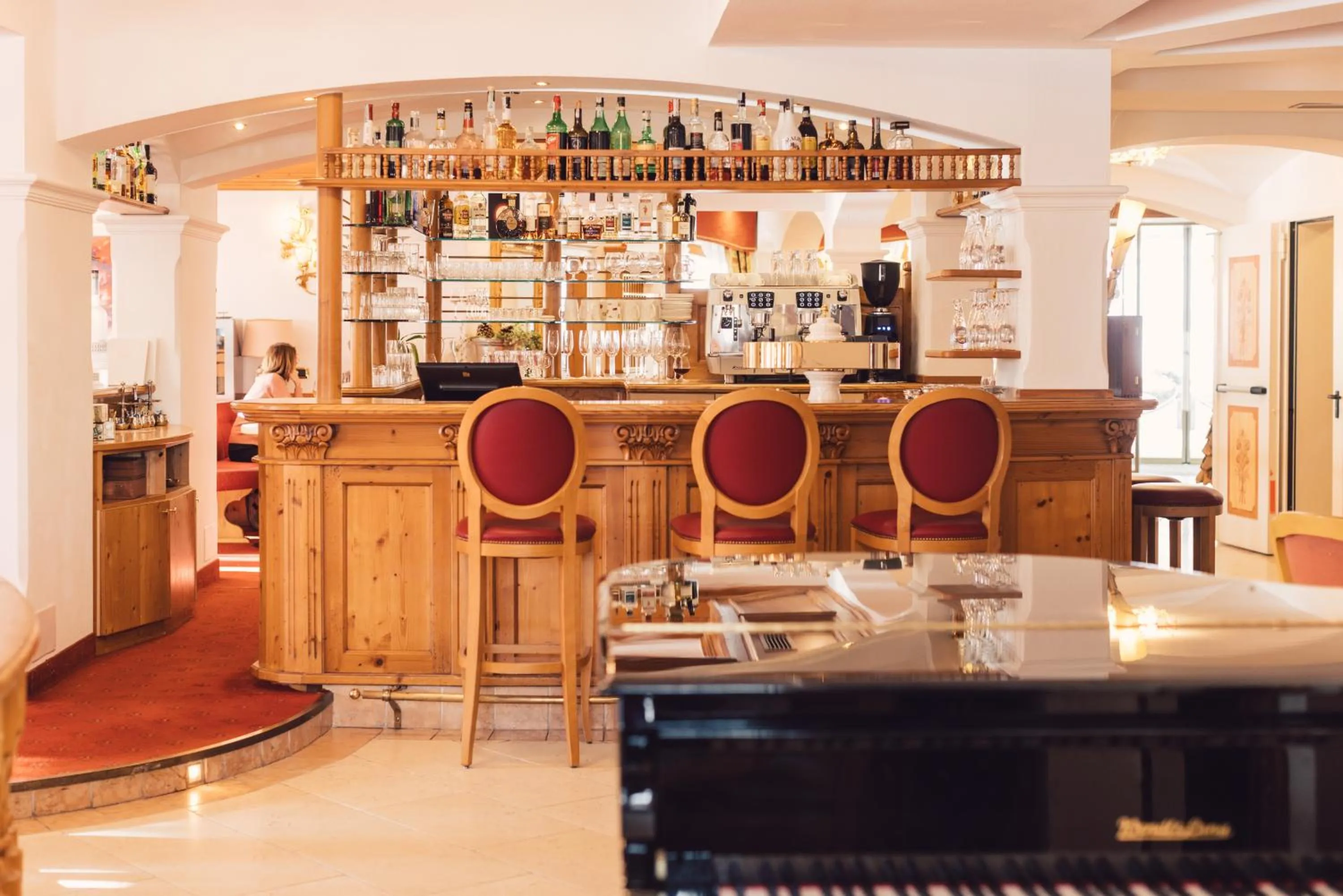 Lounge or bar in Wellness Refugium & Resort Hotel Alpin Royal - Small Luxury Hotels of the World