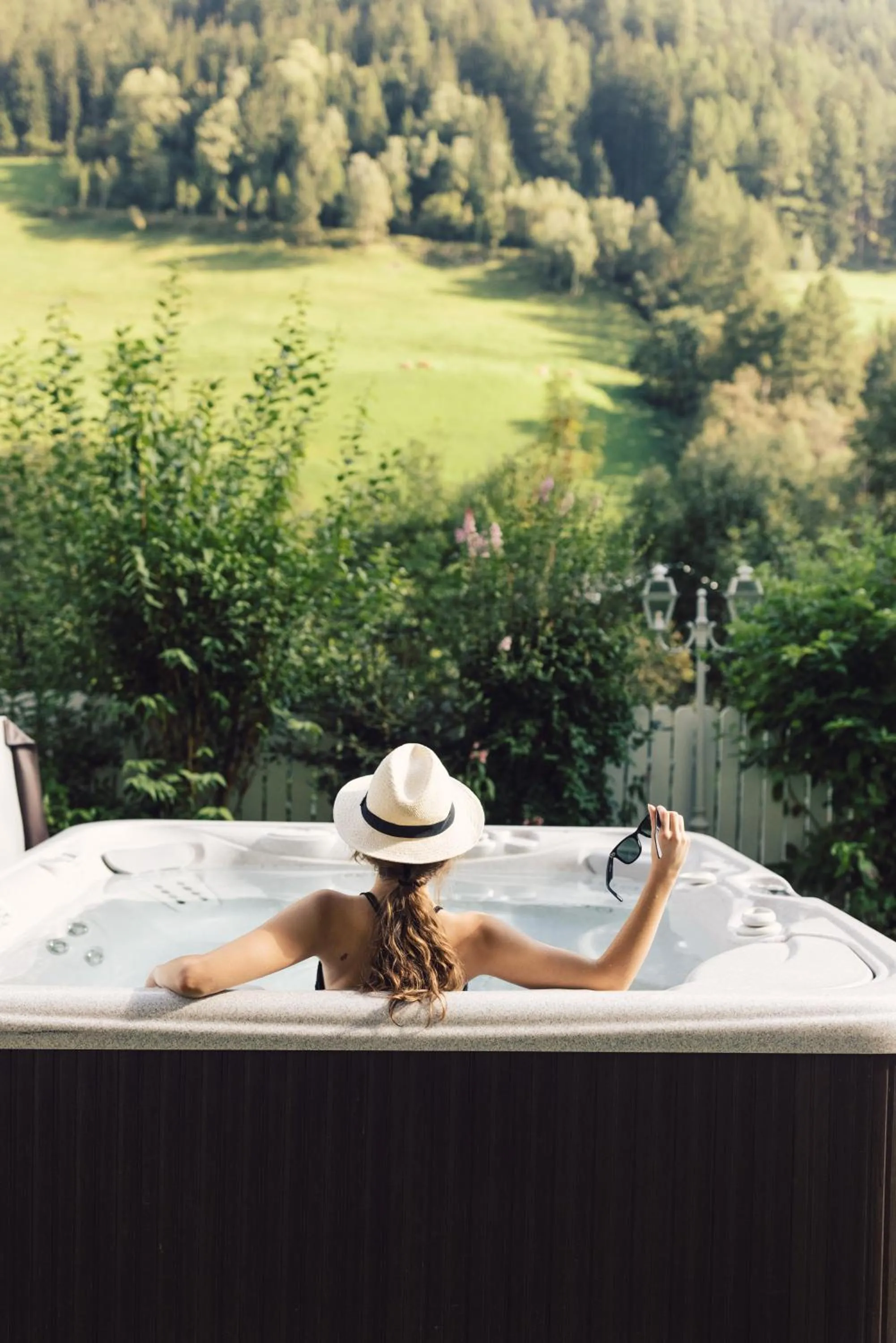 Hot Tub in Wellness Refugium & Resort Hotel Alpin Royal - Small Luxury Hotels of the World