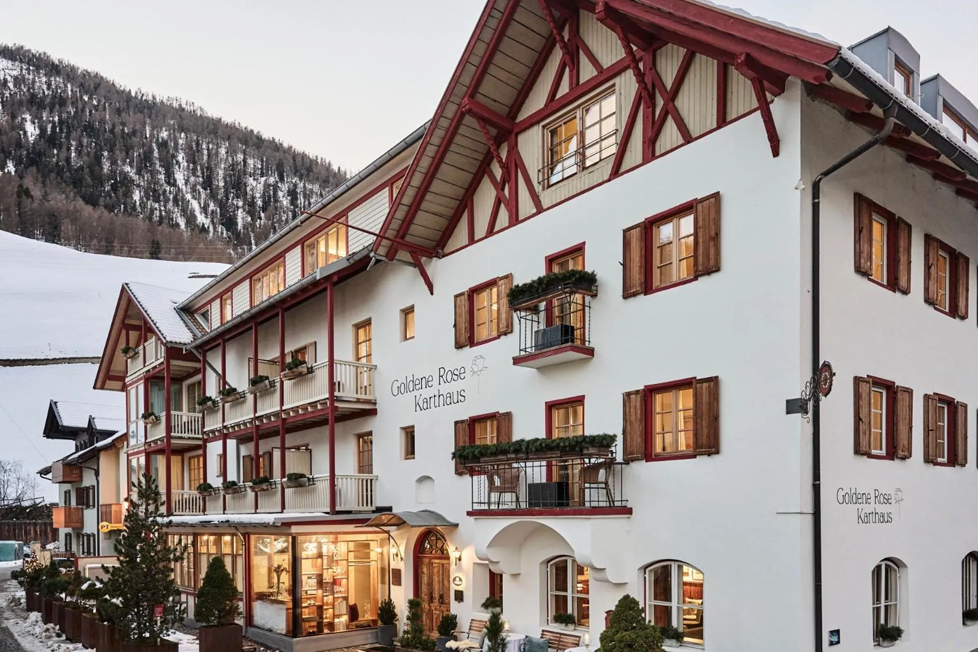Property building in Goldene Rose Karthaus a member of Small Luxury Hotels of the World