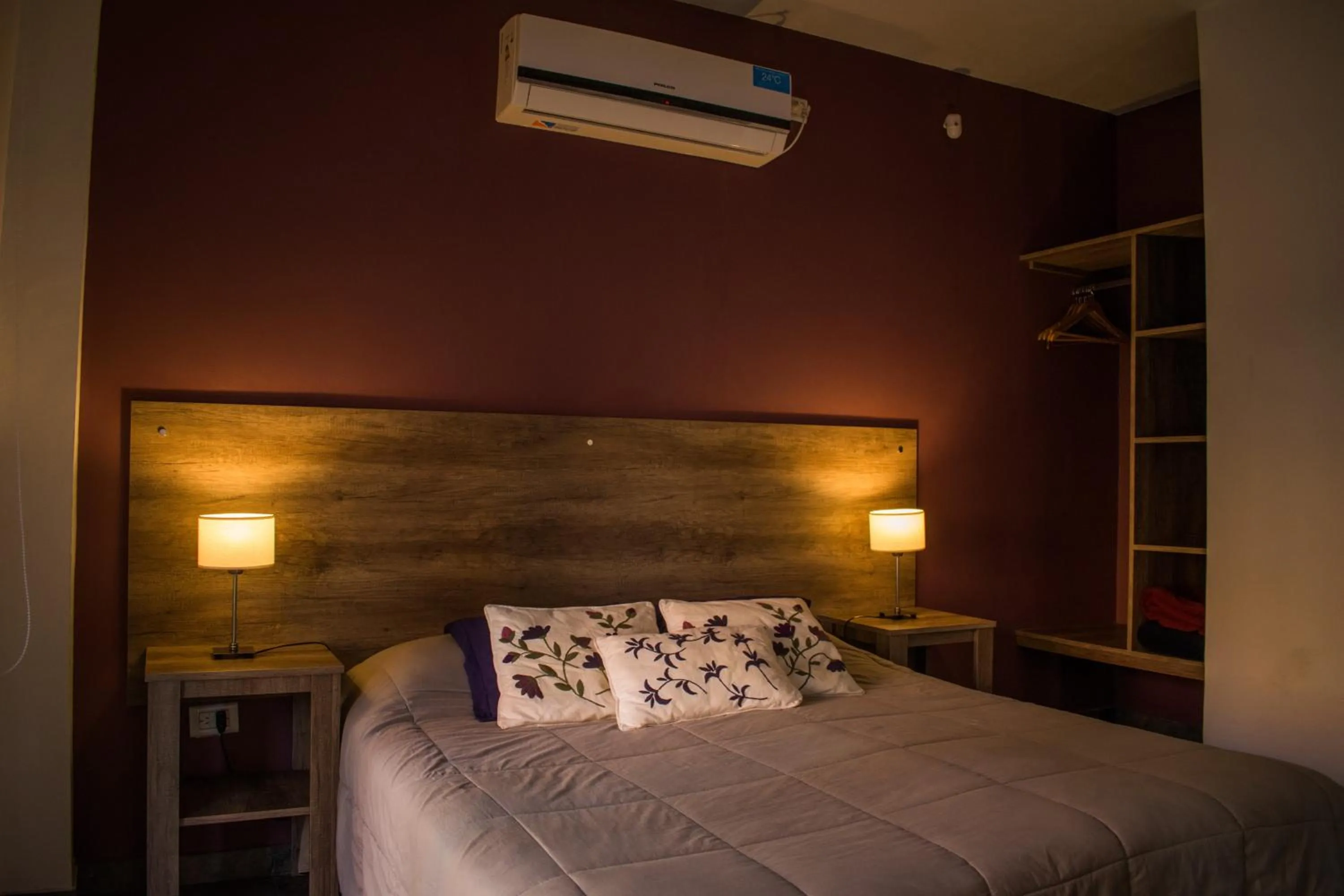 Bed in La Guadalupe Cabañas