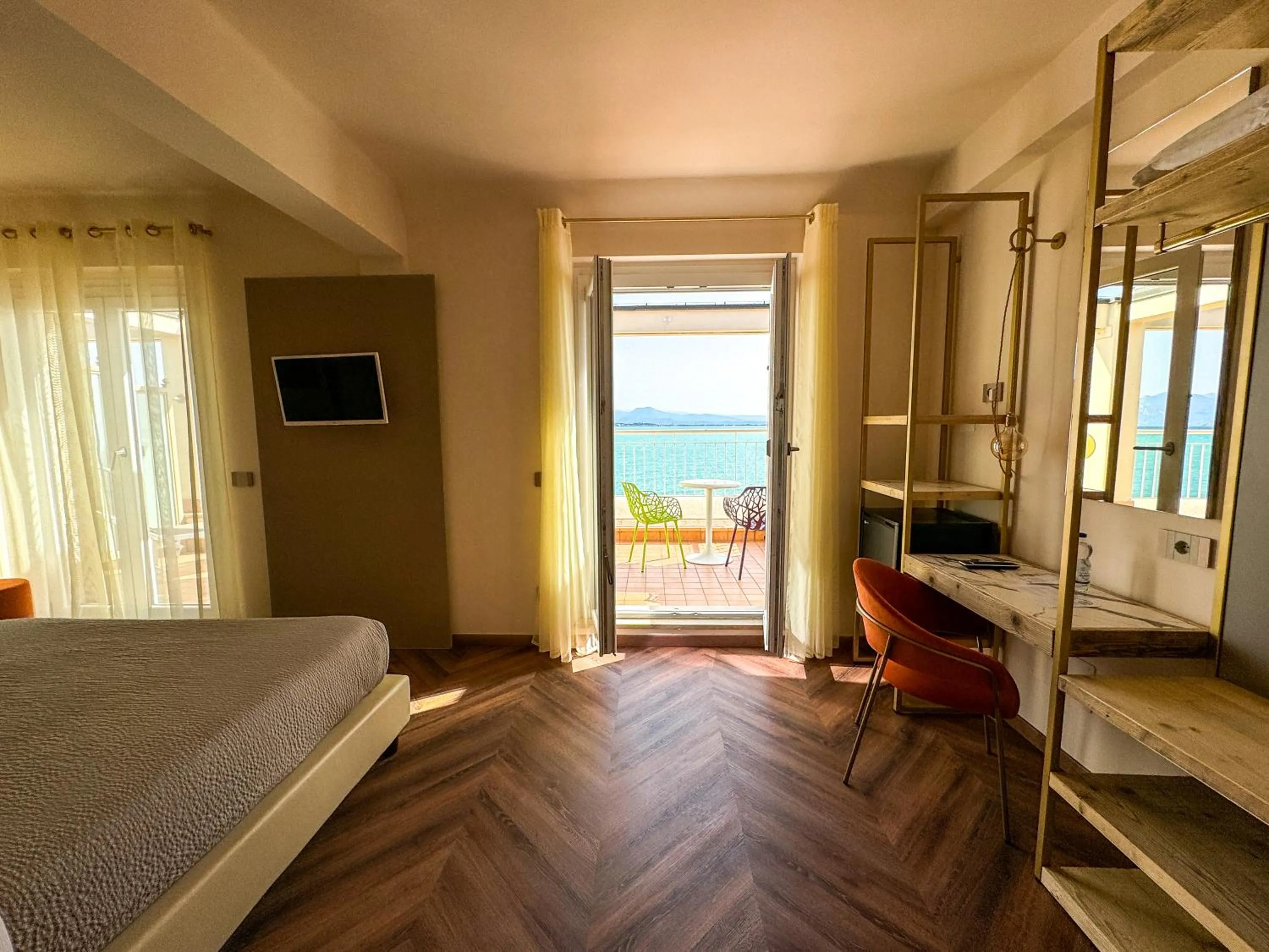 Bed in Hotel Vittorio