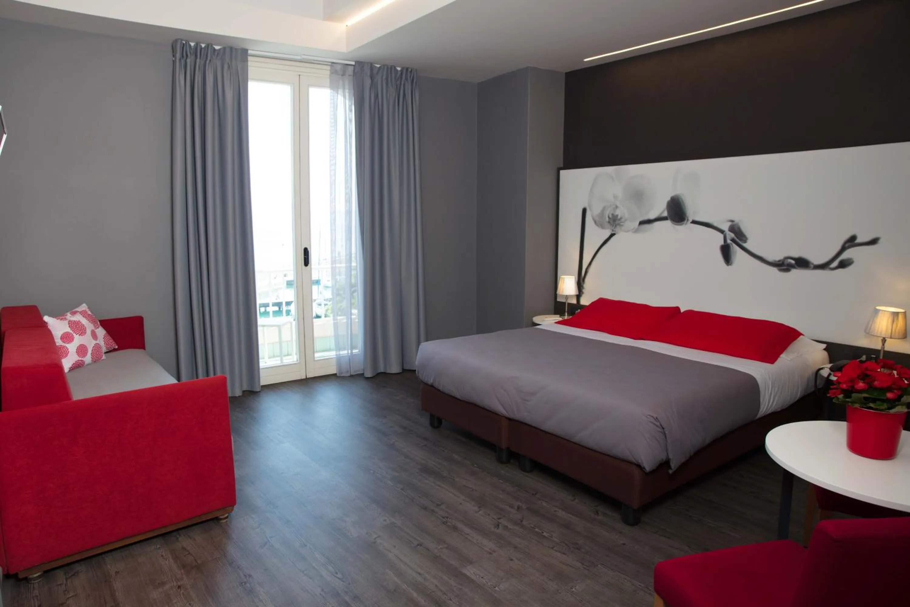 Bed in Hotel Vittorio