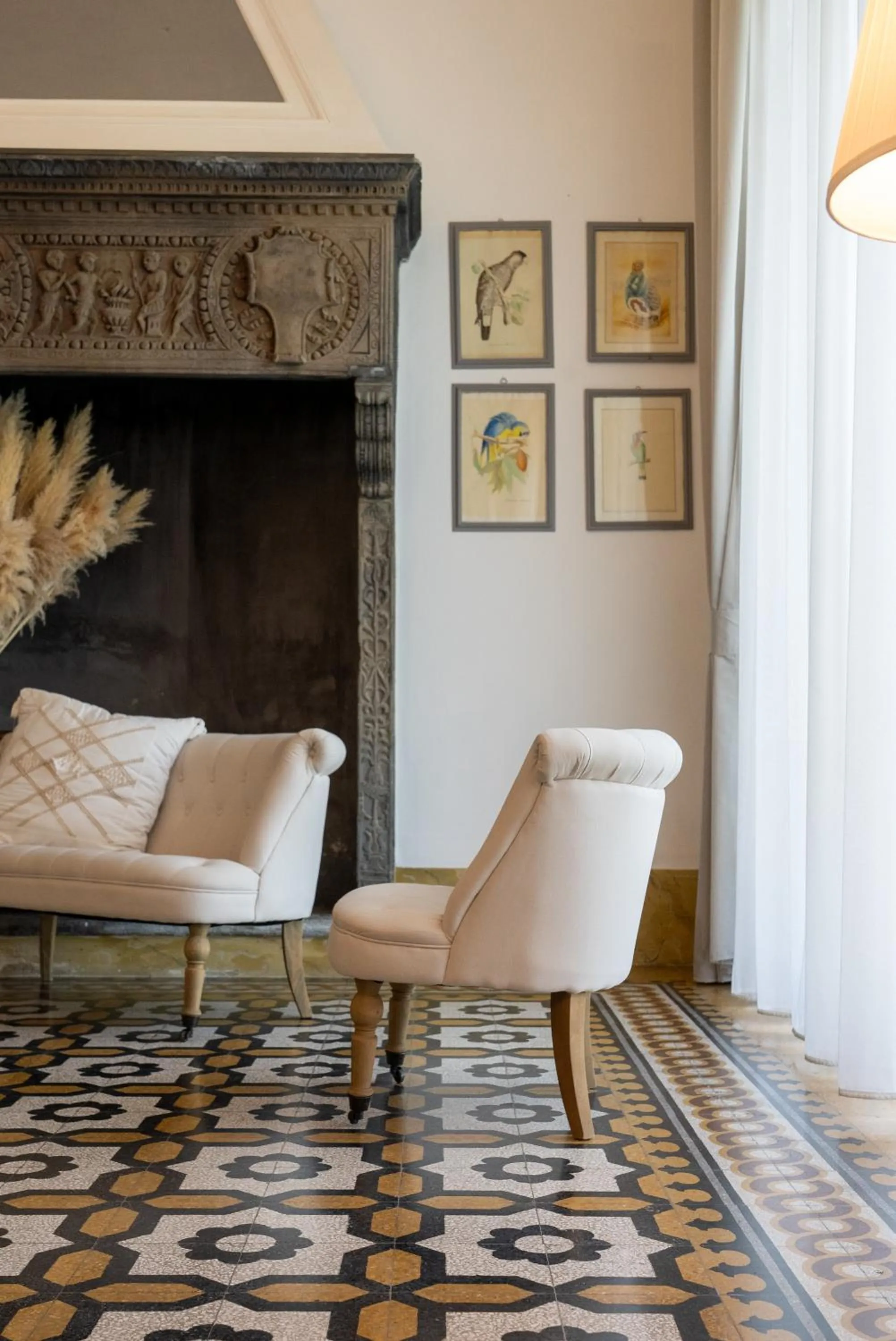 Living room in Hotel Villa Borghi