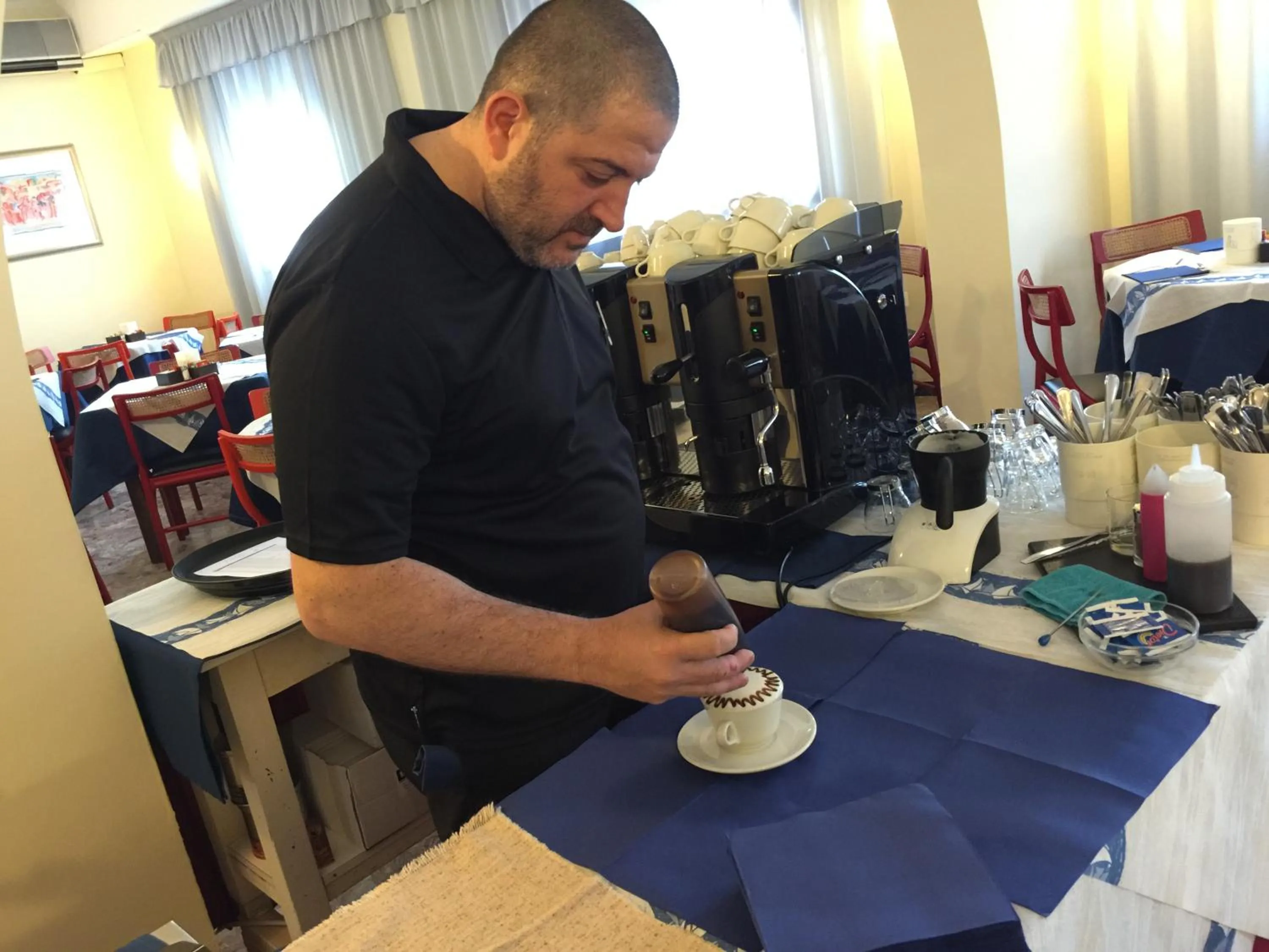 Buffet breakfast in Hotel Riviera