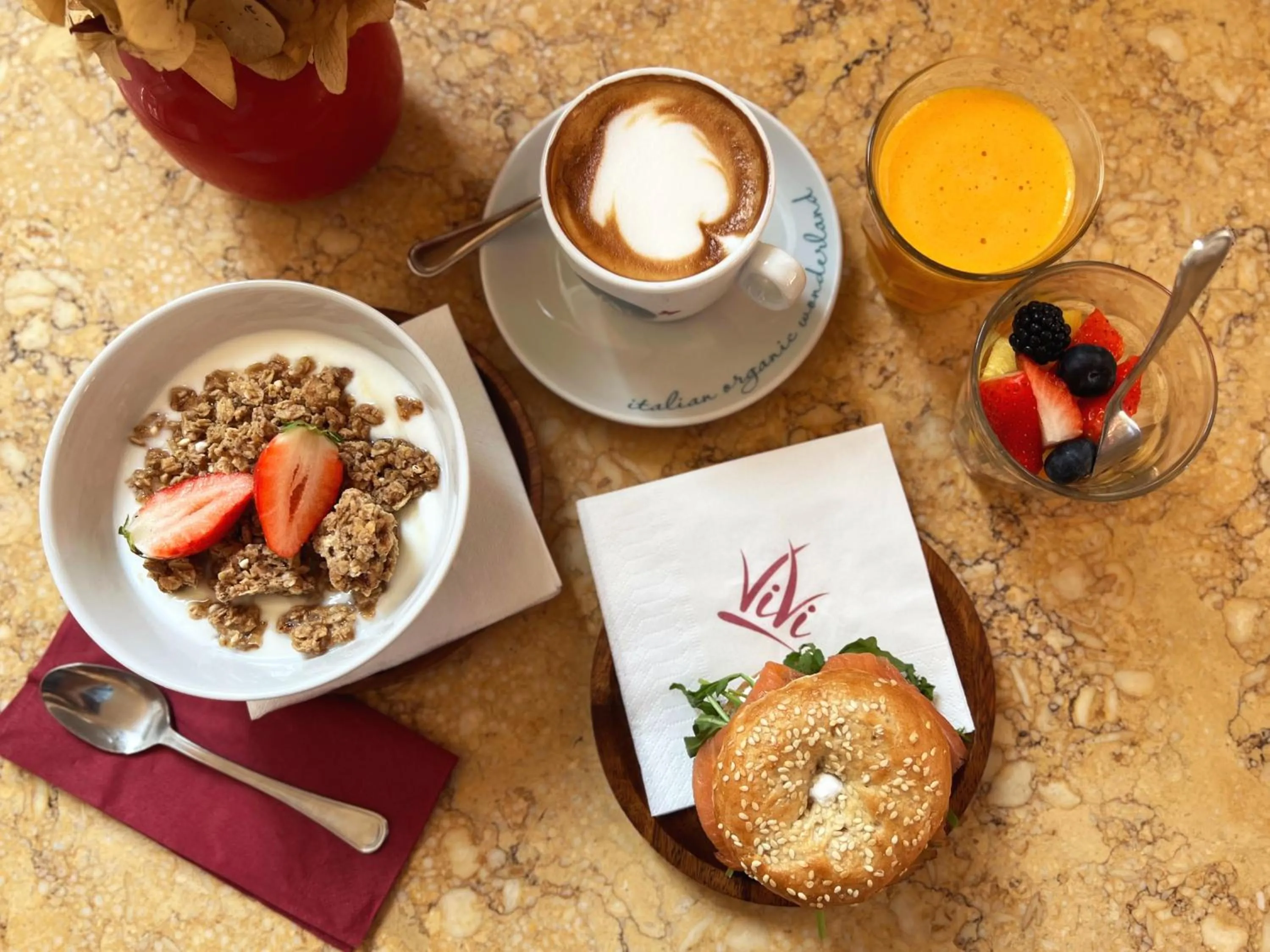 Food and drinks in Numa Rome Vici