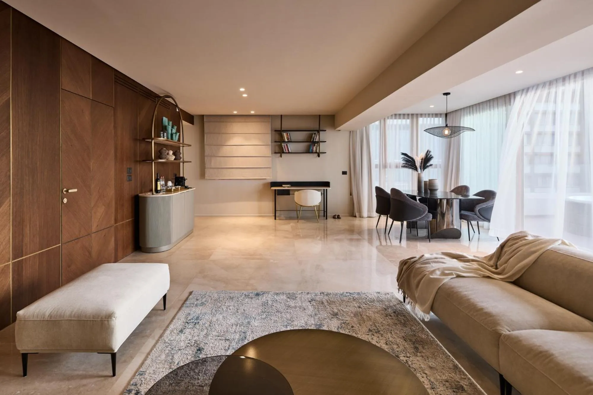 Seating area in Jewel TLV Hotel