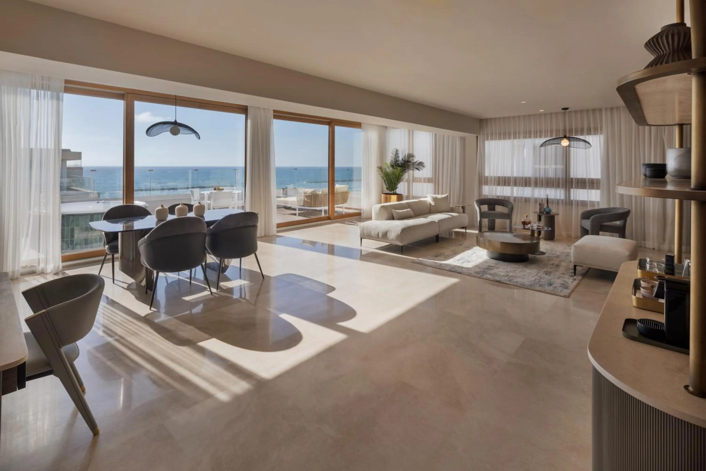 Living room in Jewel TLV Hotel