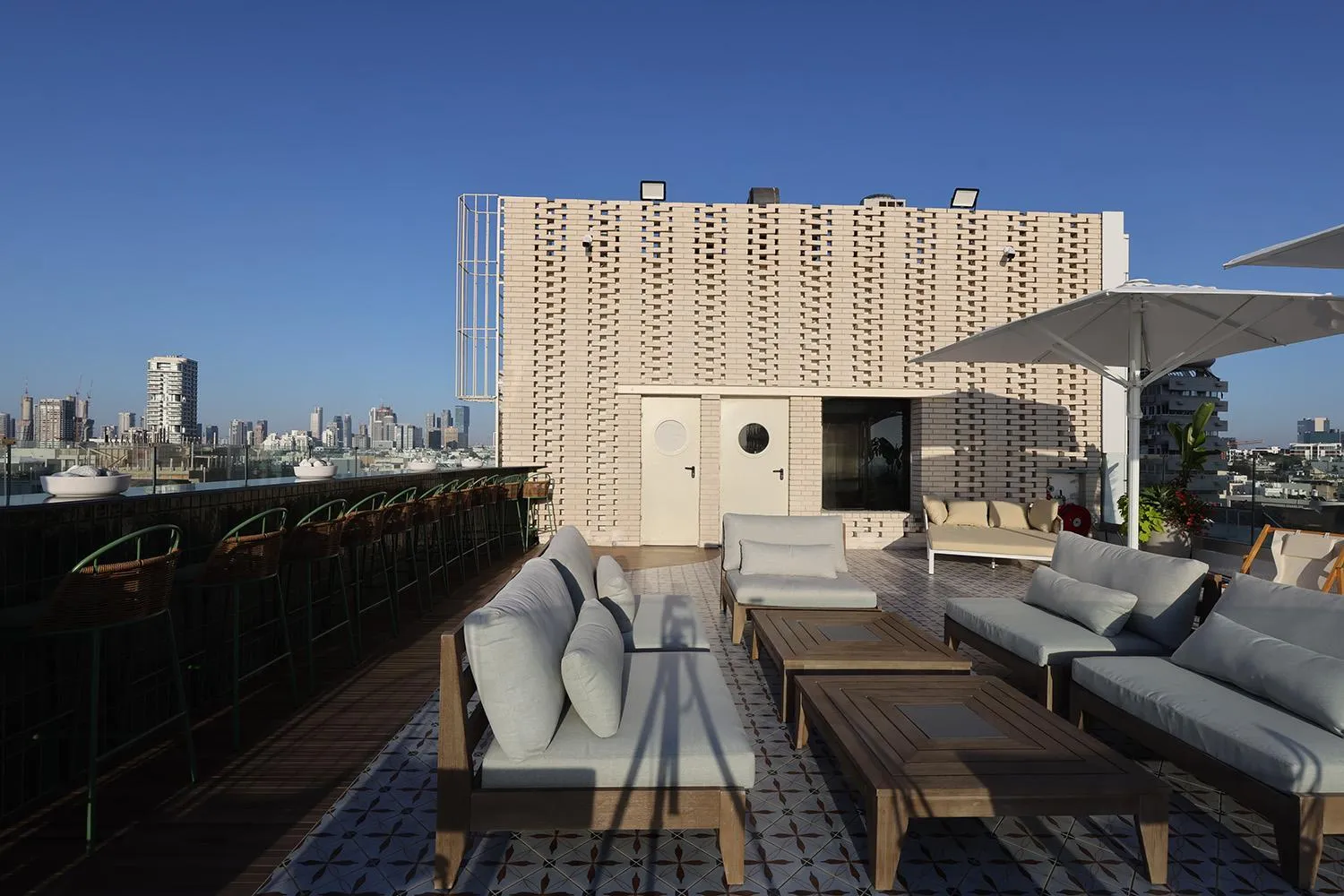 Balcony/Terrace in Jewel TLV Hotel