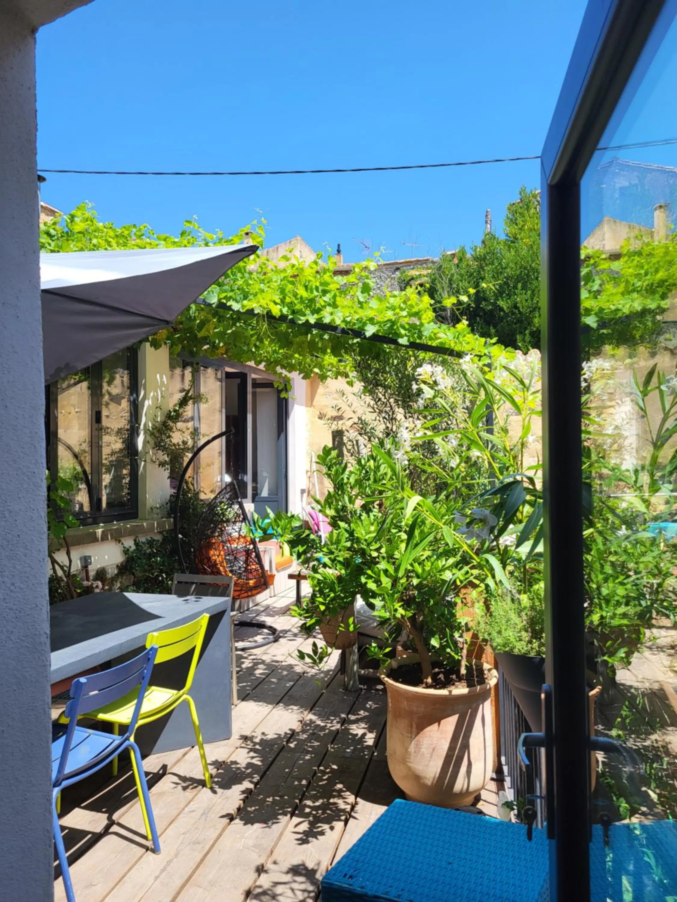 Patio in La PULCINELLA Maison de Famille