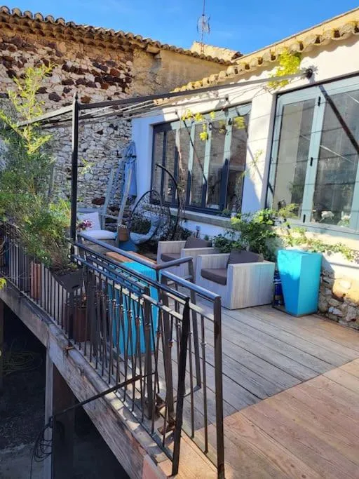 Balcony/Terrace in La PULCINELLA Maison de Famille