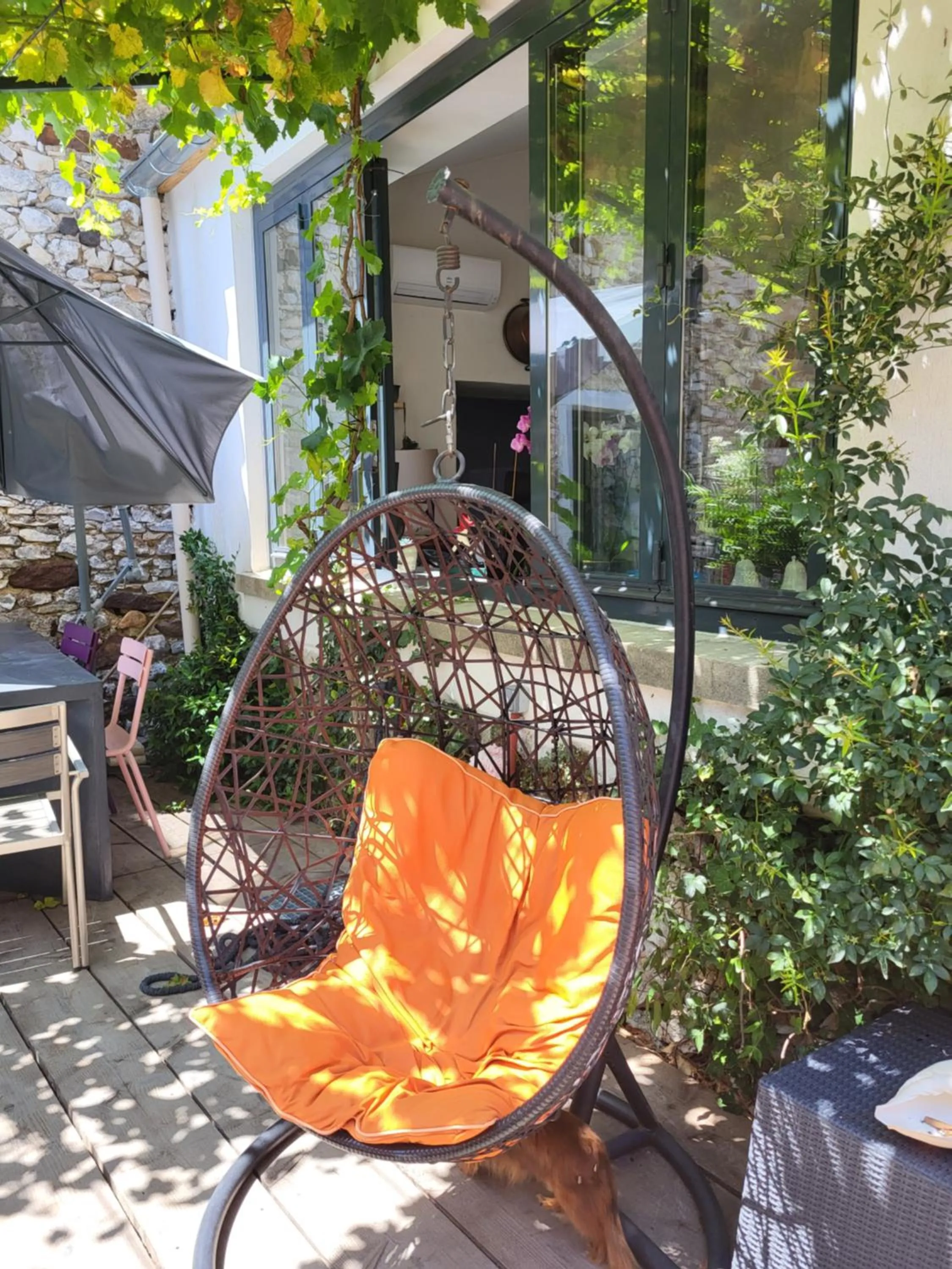 Patio in La PULCINELLA Maison de Famille