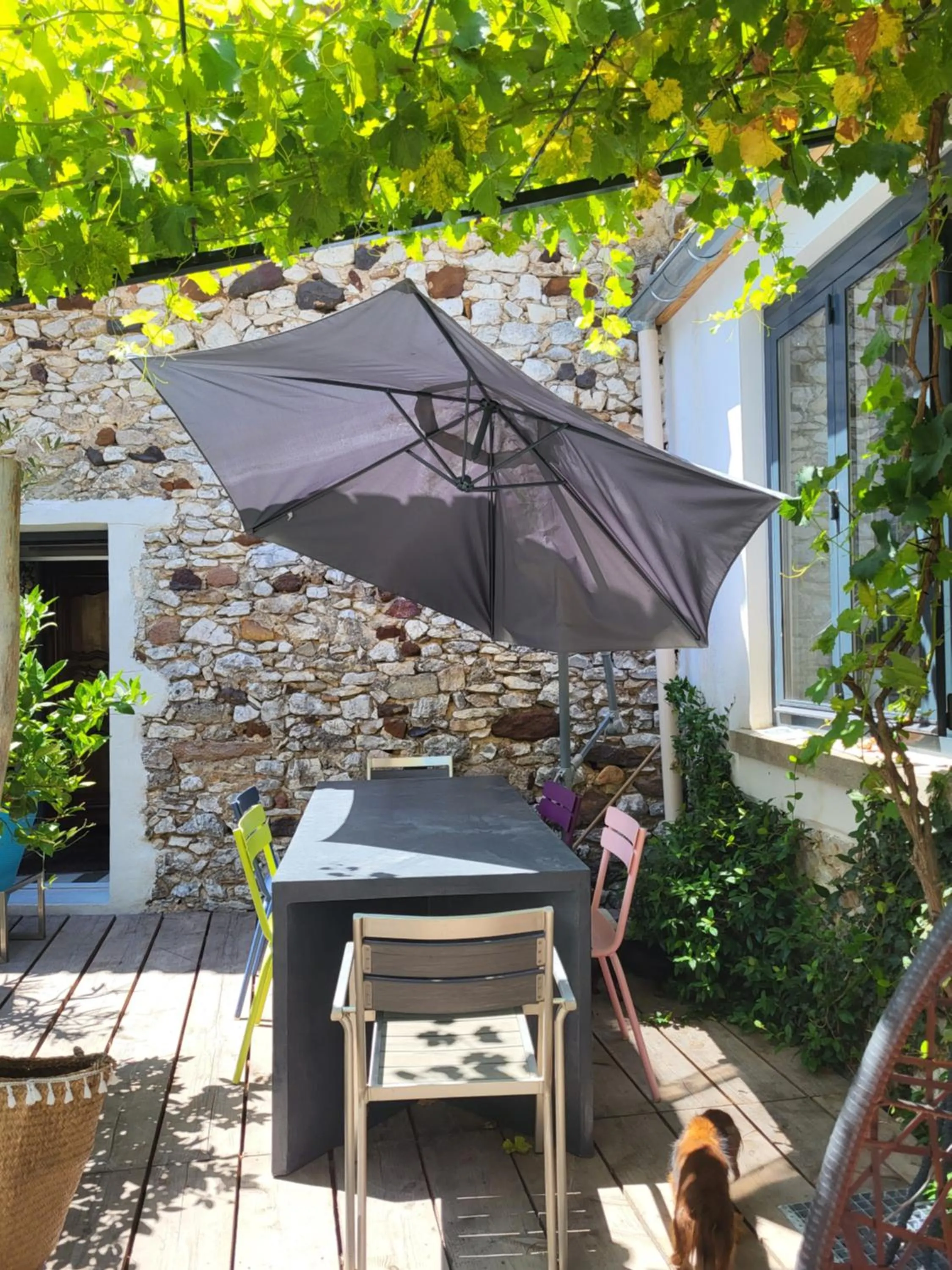 Patio in La PULCINELLA Maison de Famille