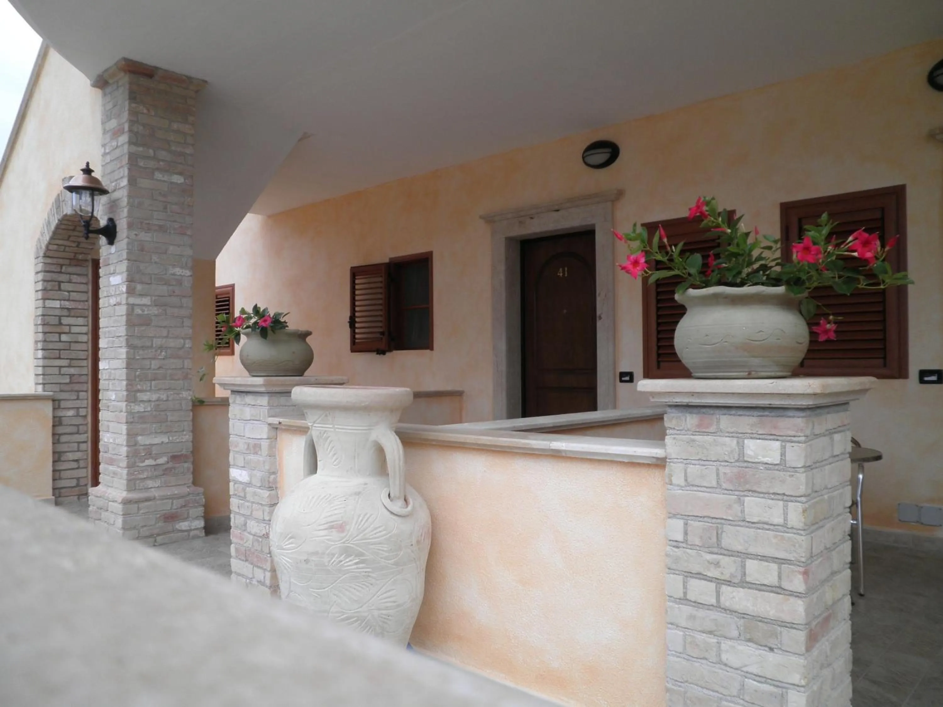 Patio in Albergo Il Giardino