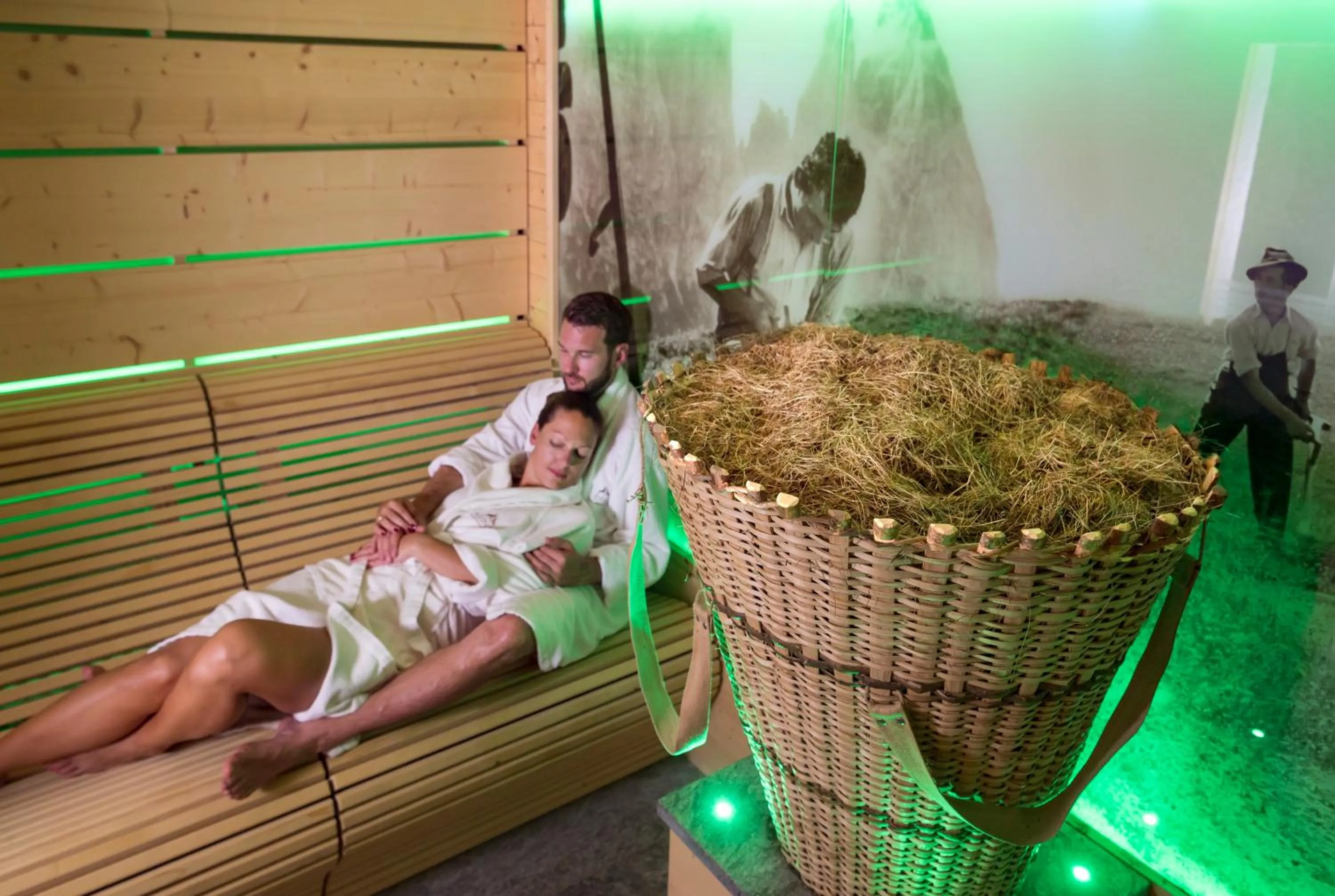 Sauna in ABINEA Dolomiti Romantic SPA