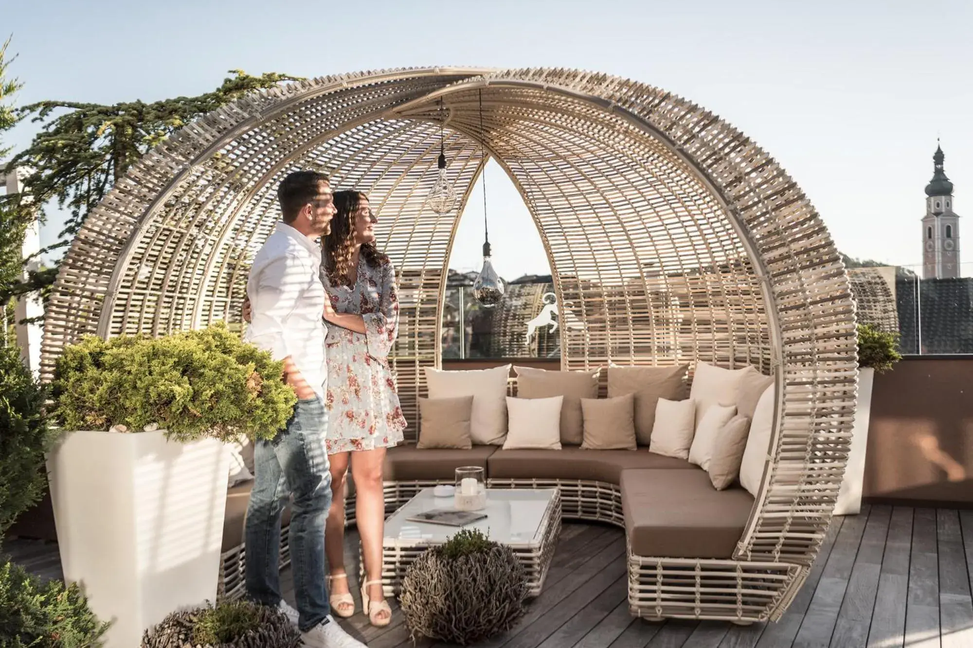 Pool view in ABINEA Dolomiti Romantic SPA Pool view in ABINEA Dolomiti Romantic SPA