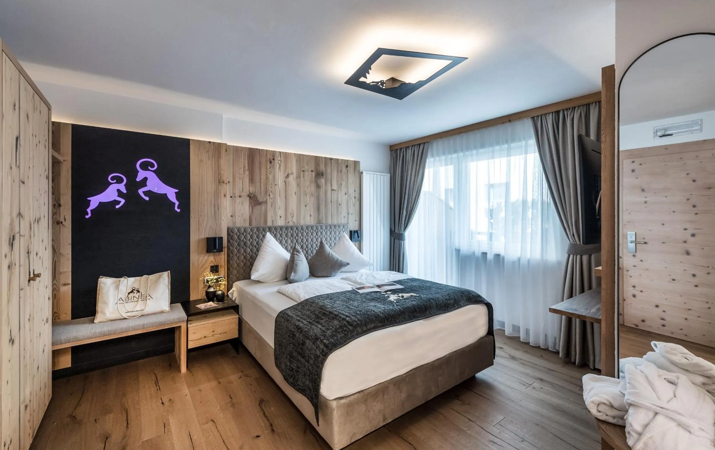 Bedroom, Bed in ABINEA Dolomiti Romantic SPA