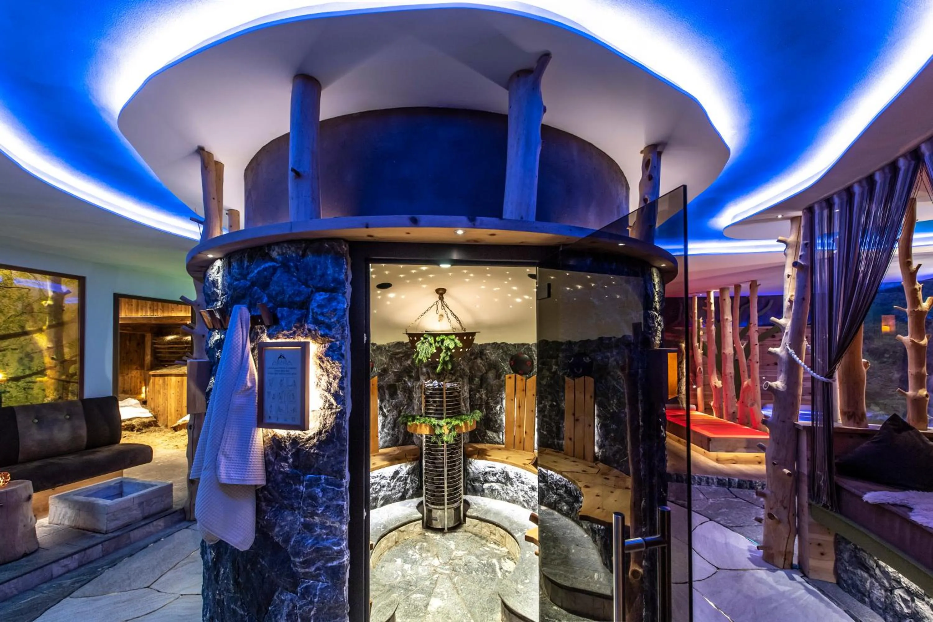 Sauna in ABINEA Dolomiti Romantic SPA