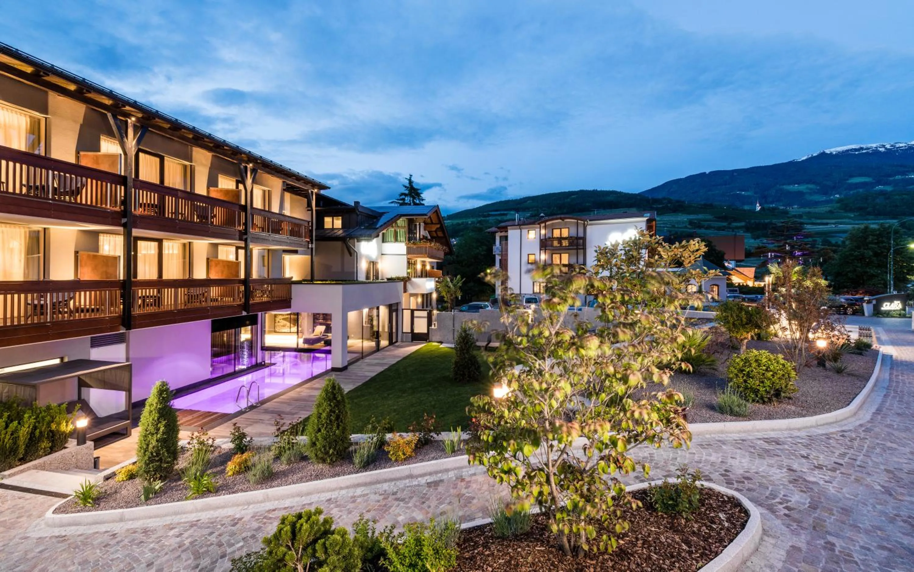 Property building in Hotel Clara