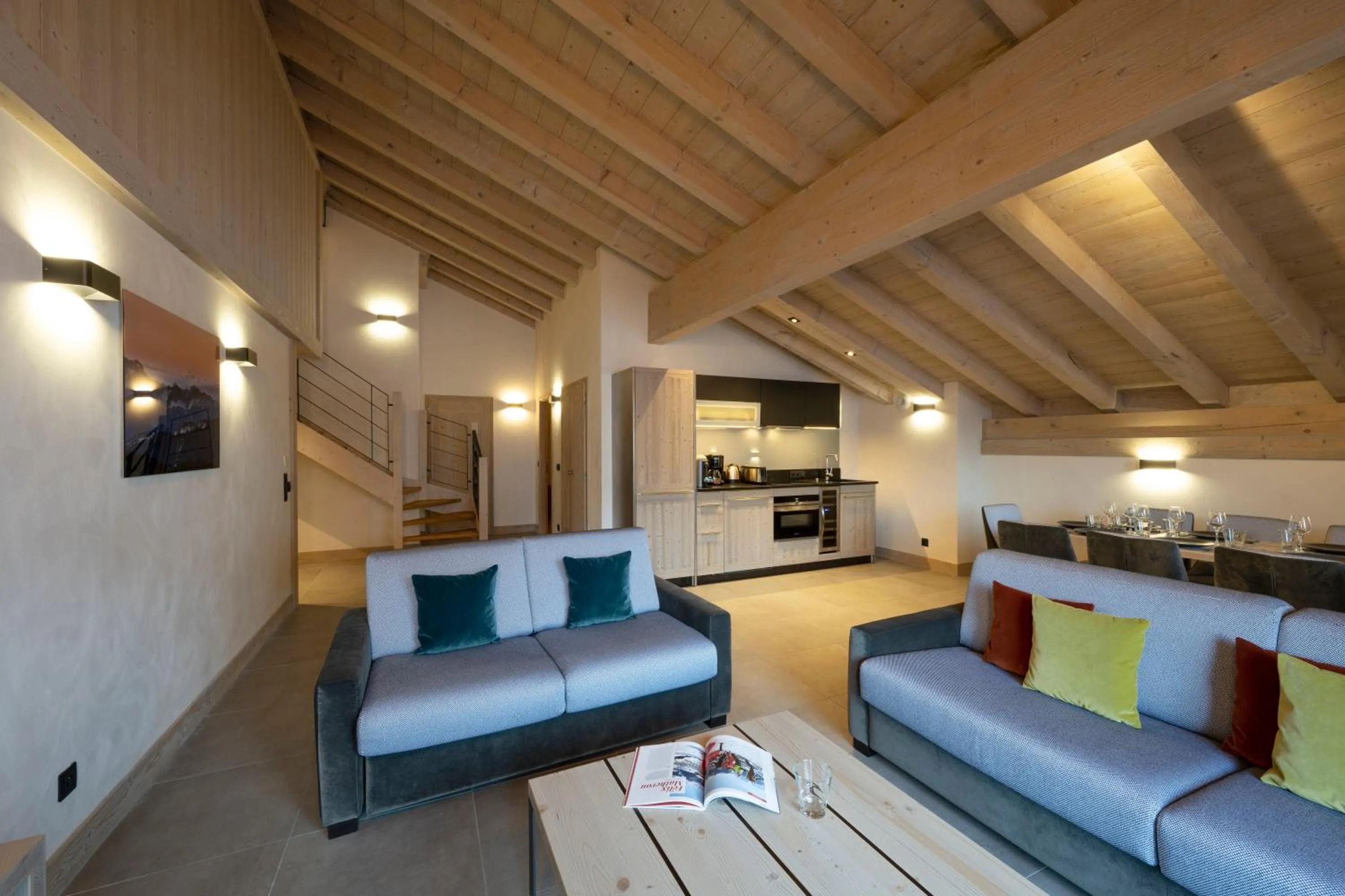 Kitchen or kitchenette in MGM Hôtels & Résidences - Résidence Le Roc Des Tours