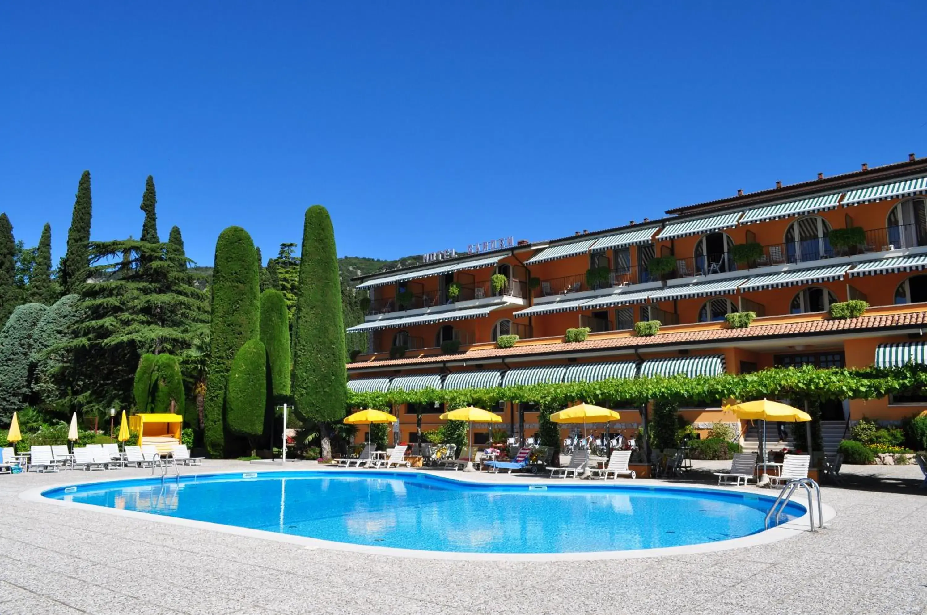 Property building, Swimming Pool in Hotel Garden