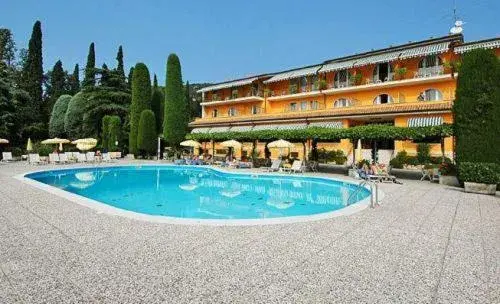 Property building, Swimming Pool in Hotel Garden