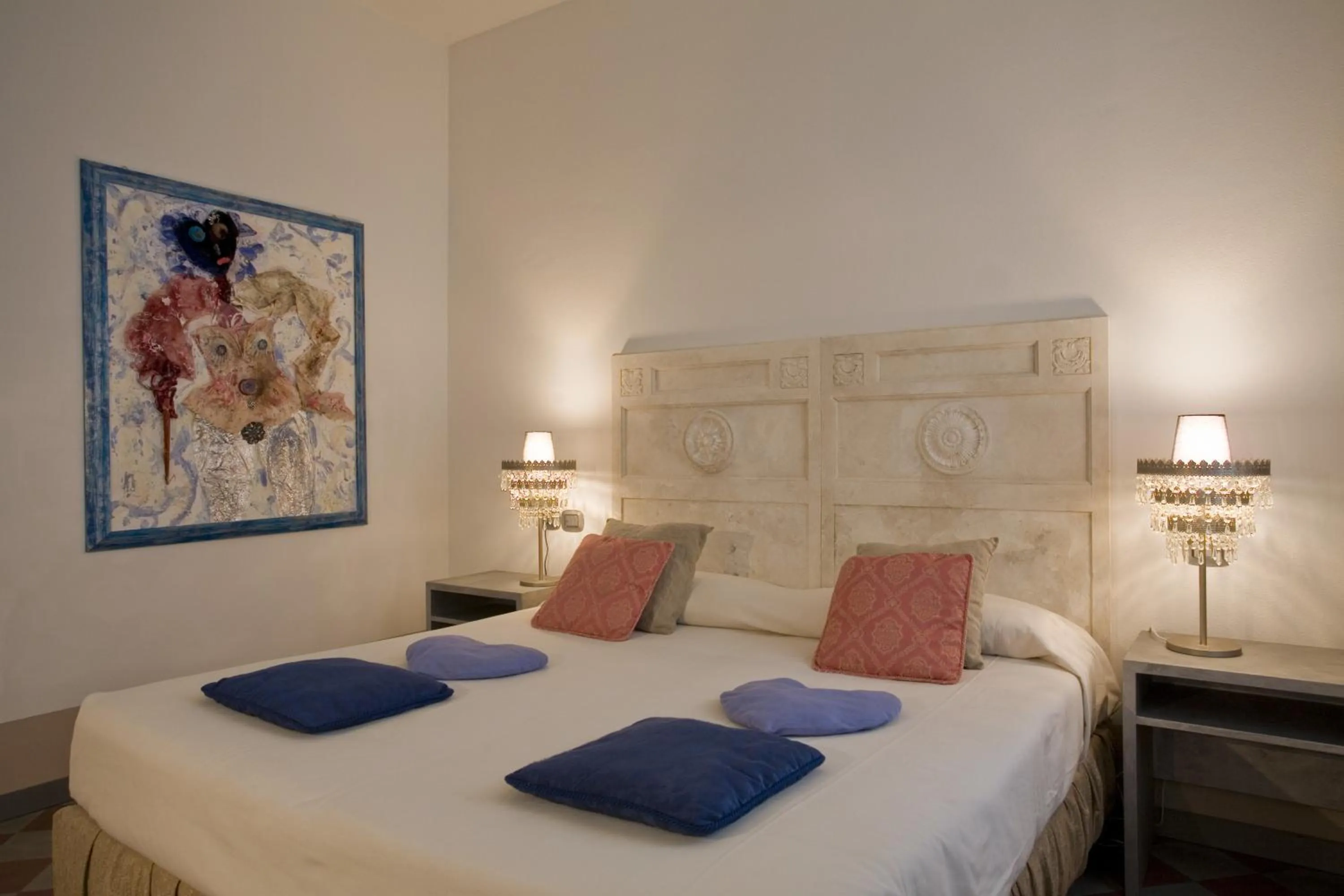 Bedroom, Bed in Art Hotel Al Fagiano