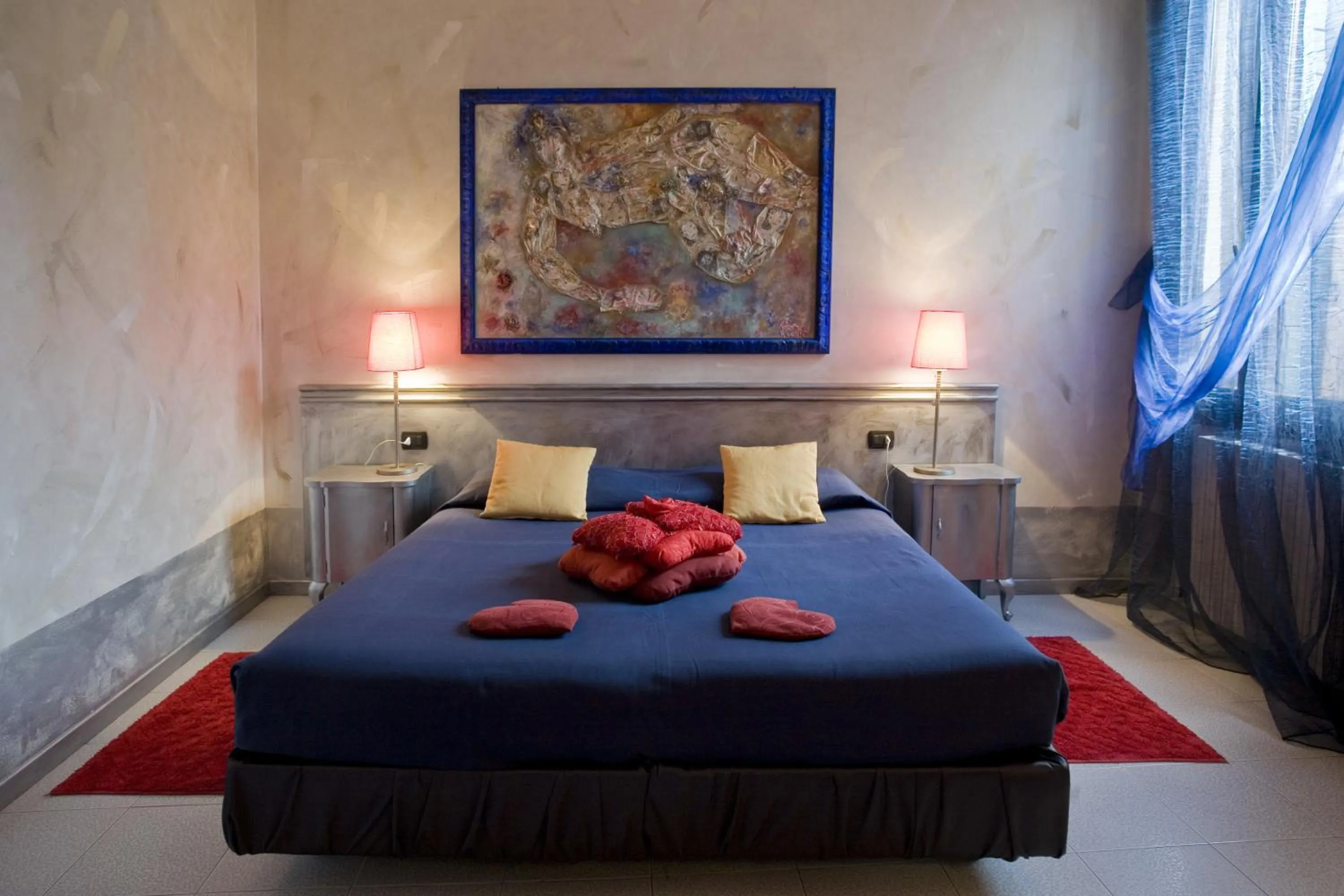 Bedroom, Bed in Art Hotel Al Fagiano