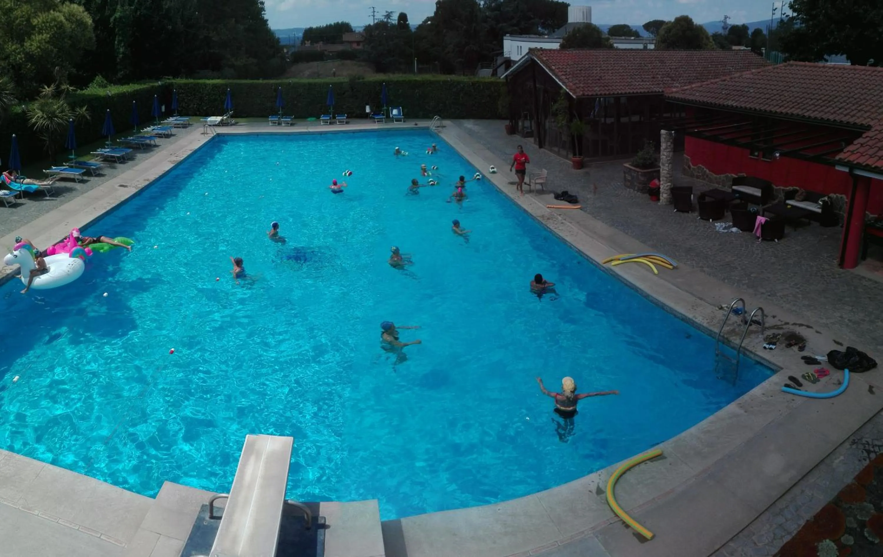 Pool view in Hotel Il Casale