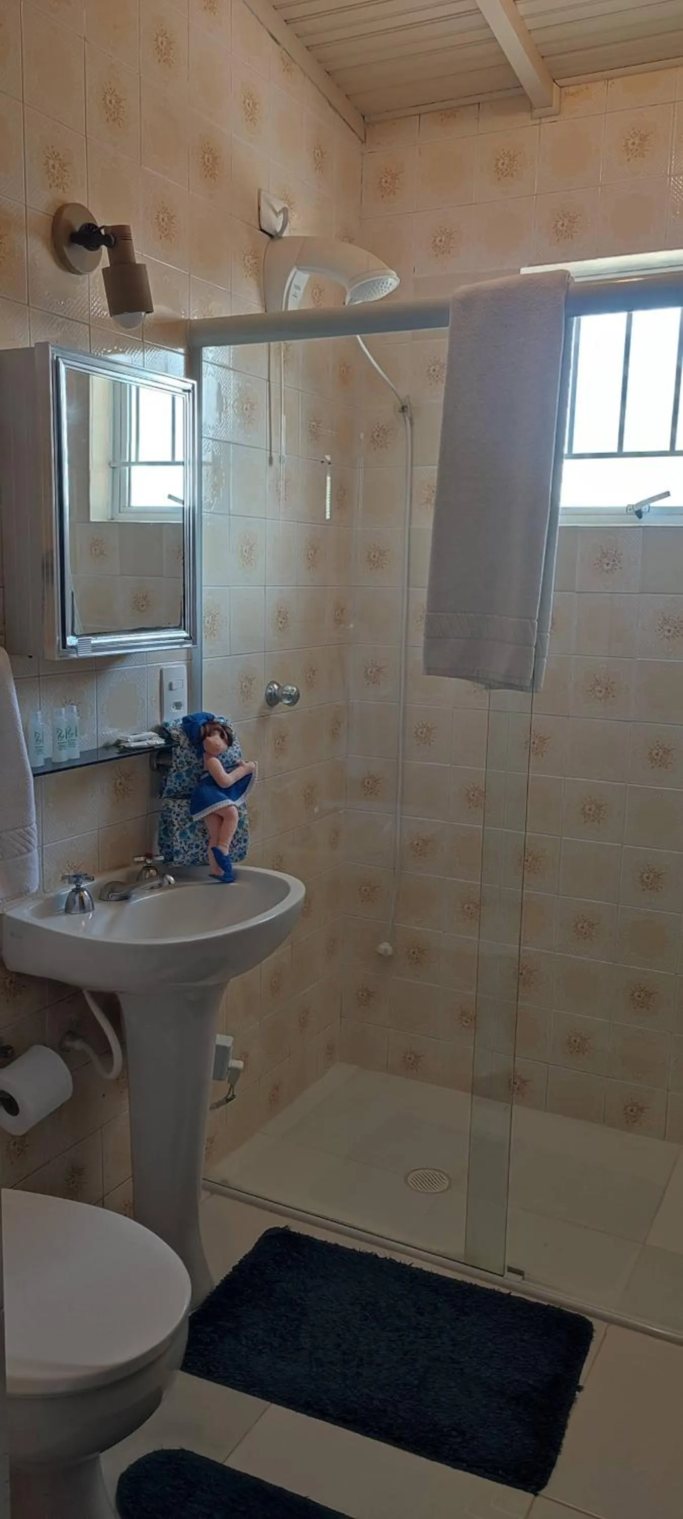 Shower in Casa anexa no Alto do Capivari