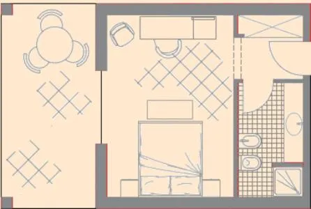Floor plan in Hotel Abba & Murta