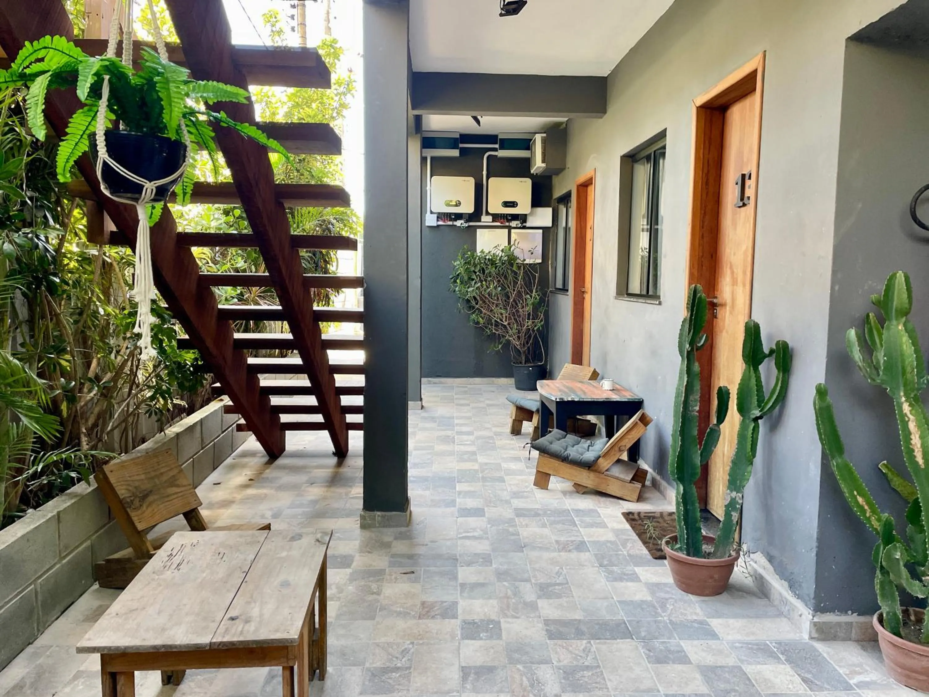 Living room in A Coroa Hostel & Pousada