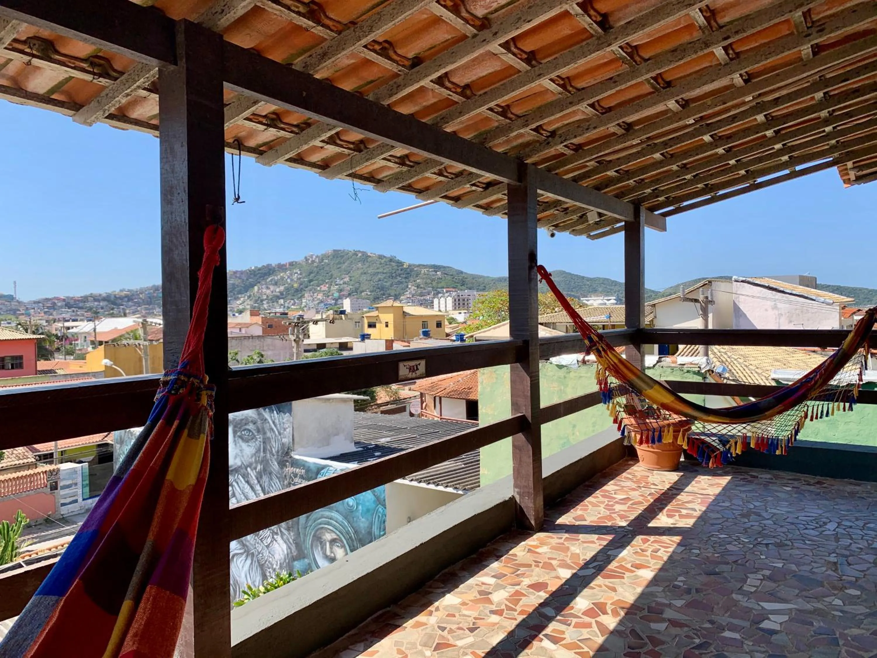 Balcony/Terrace in A Coroa Hostel & Pousada