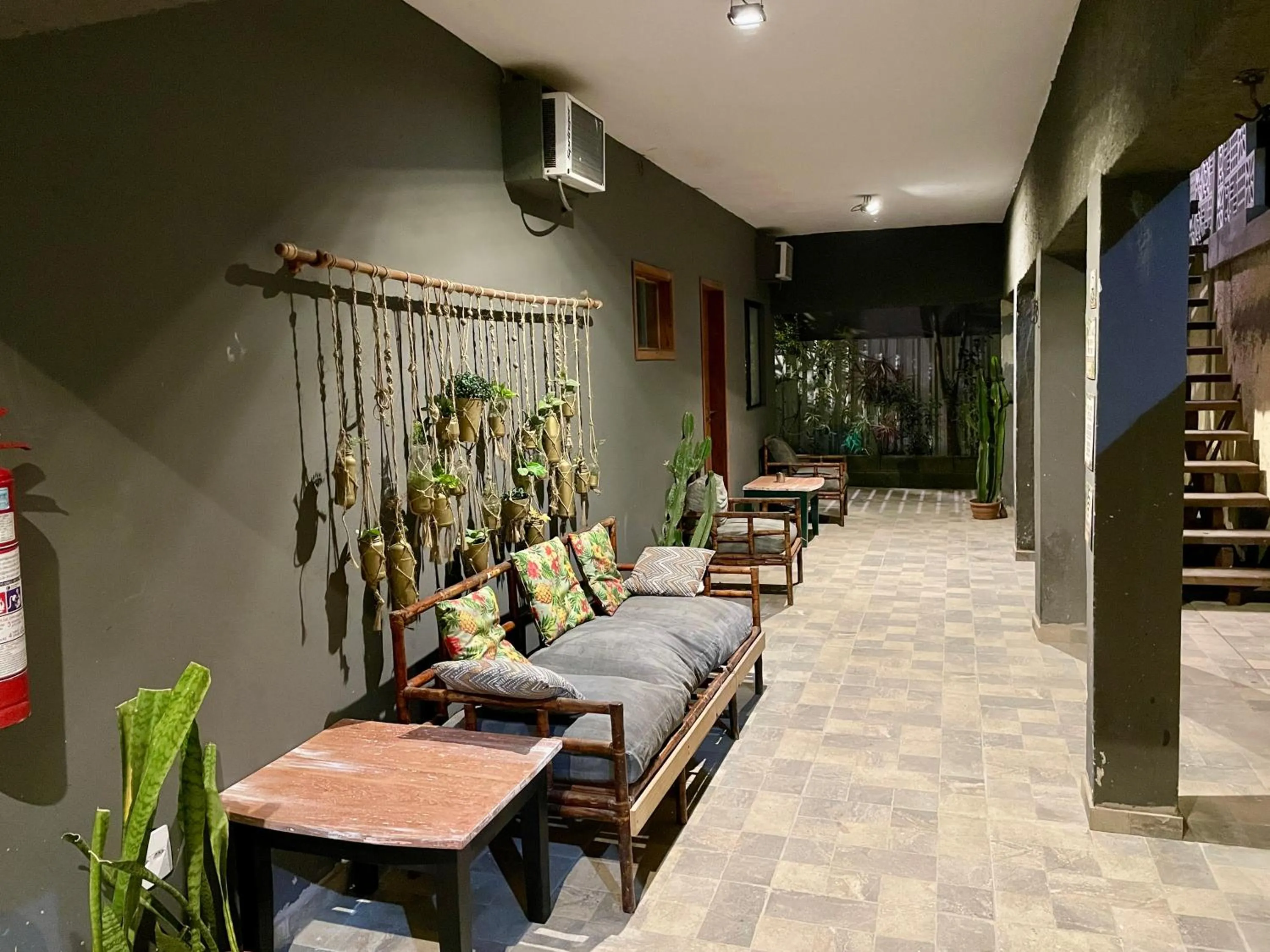 Living room in A Coroa Hostel & Pousada