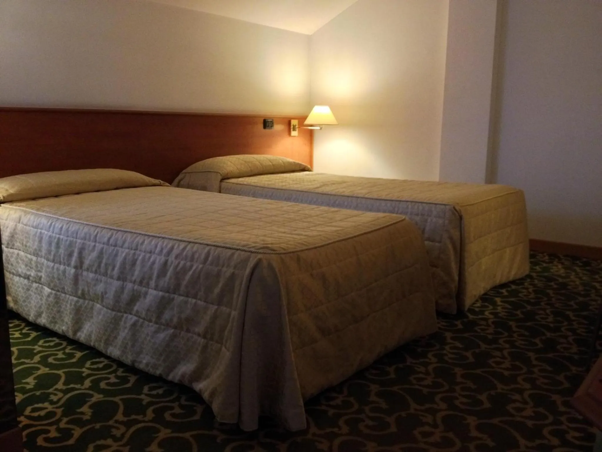 Bed in Hotel Motel Europa