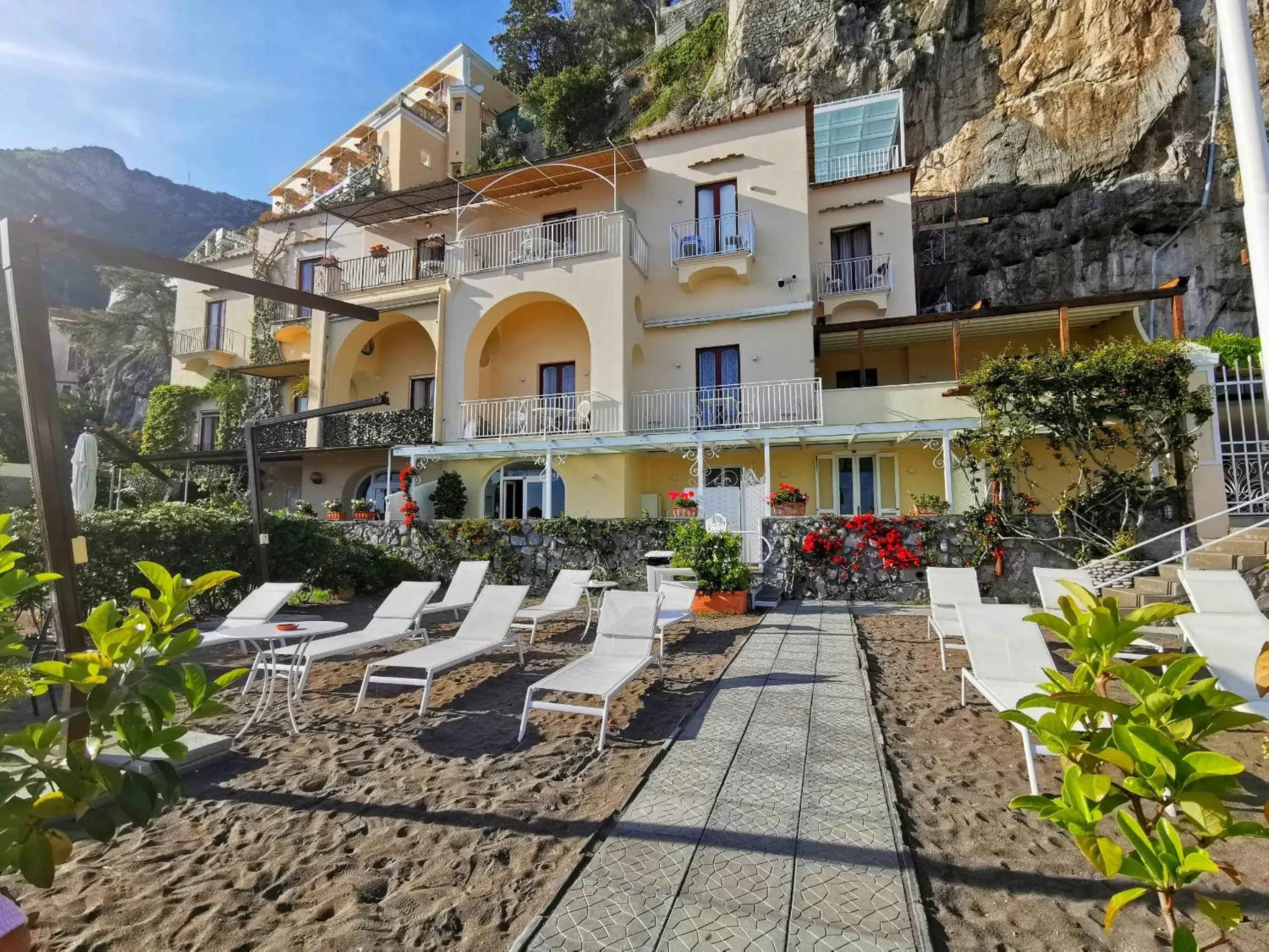 Property building in La Caravella di Positano - Relais, Beach & Residences Property building in La Caravella di Positano - Relais, Beach & Residences