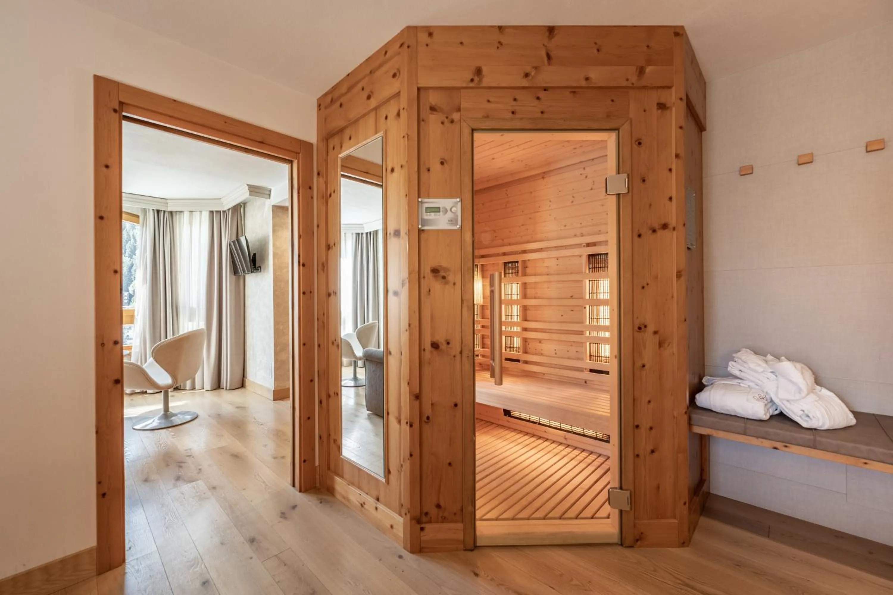 Sauna, Bed in Cerana Relax Hotel