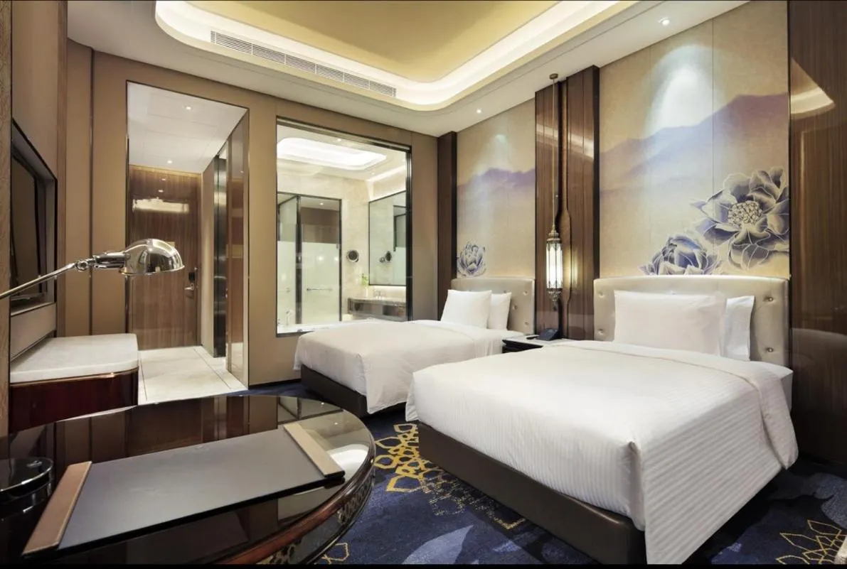 Bed in Wanda Vista Hotel Urumqi