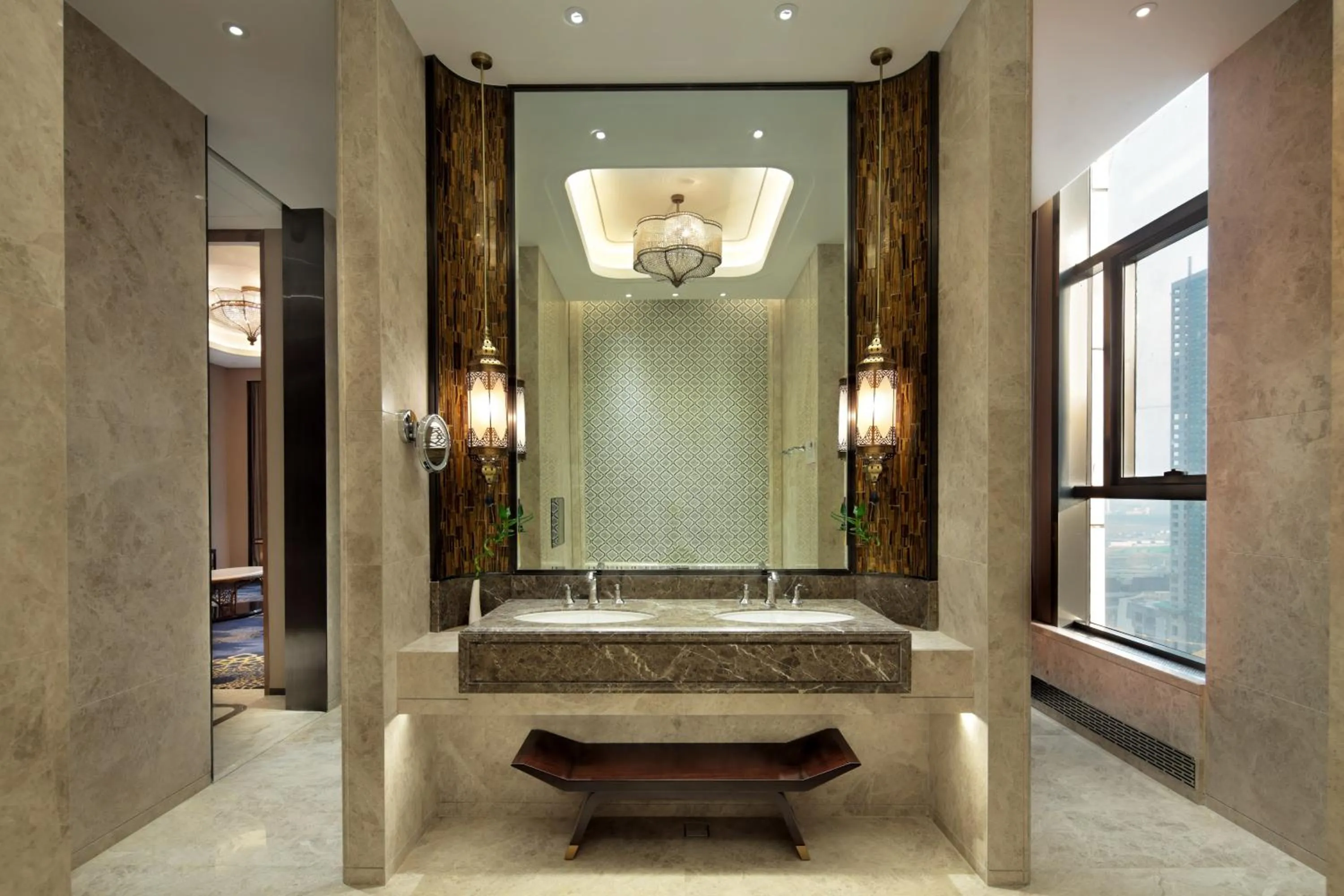 Bathroom in Wanda Vista Hotel Urumqi