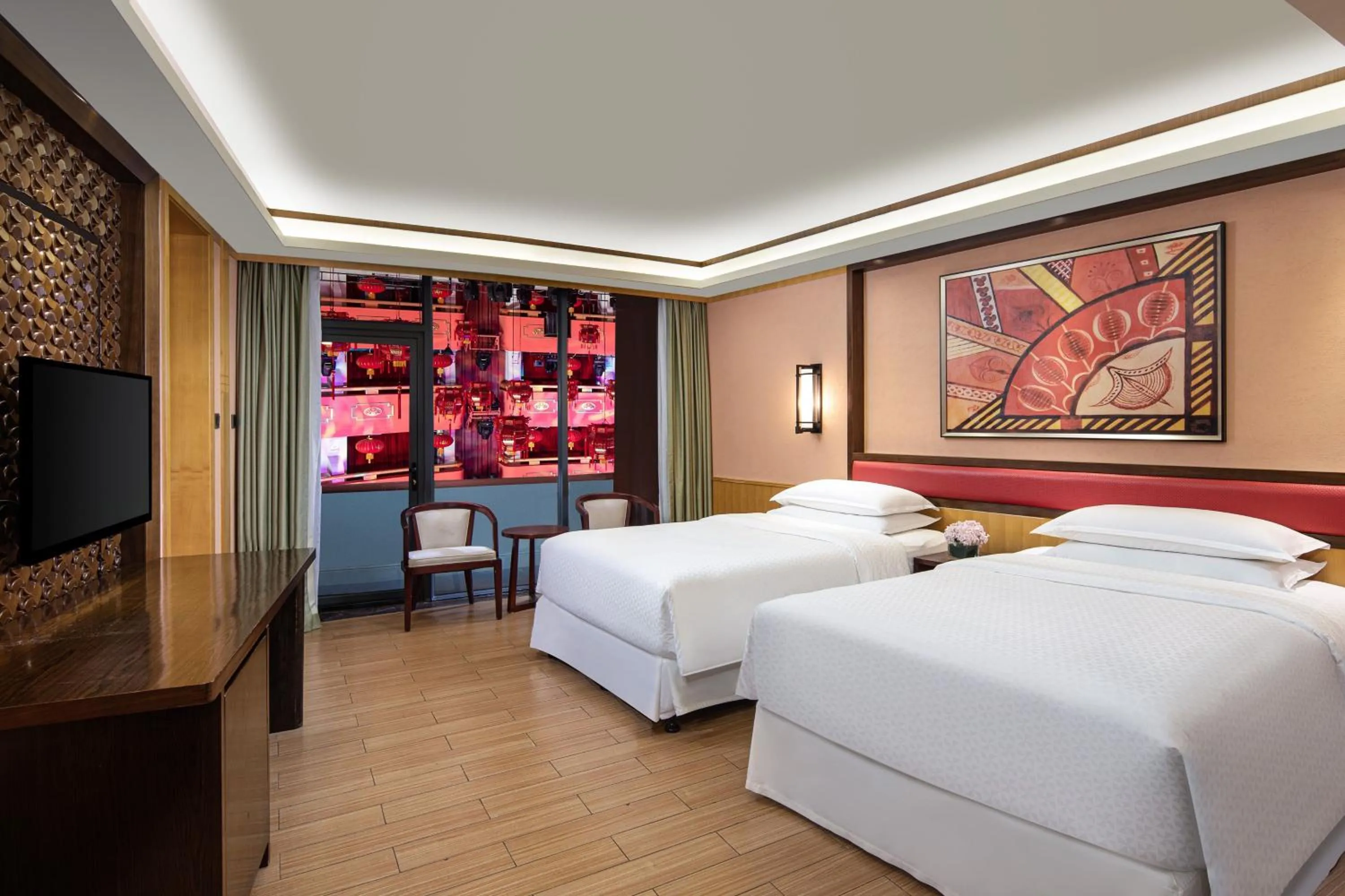 Photo of the whole room, Bed in Four Points by Sheraton Heyuan Resort
