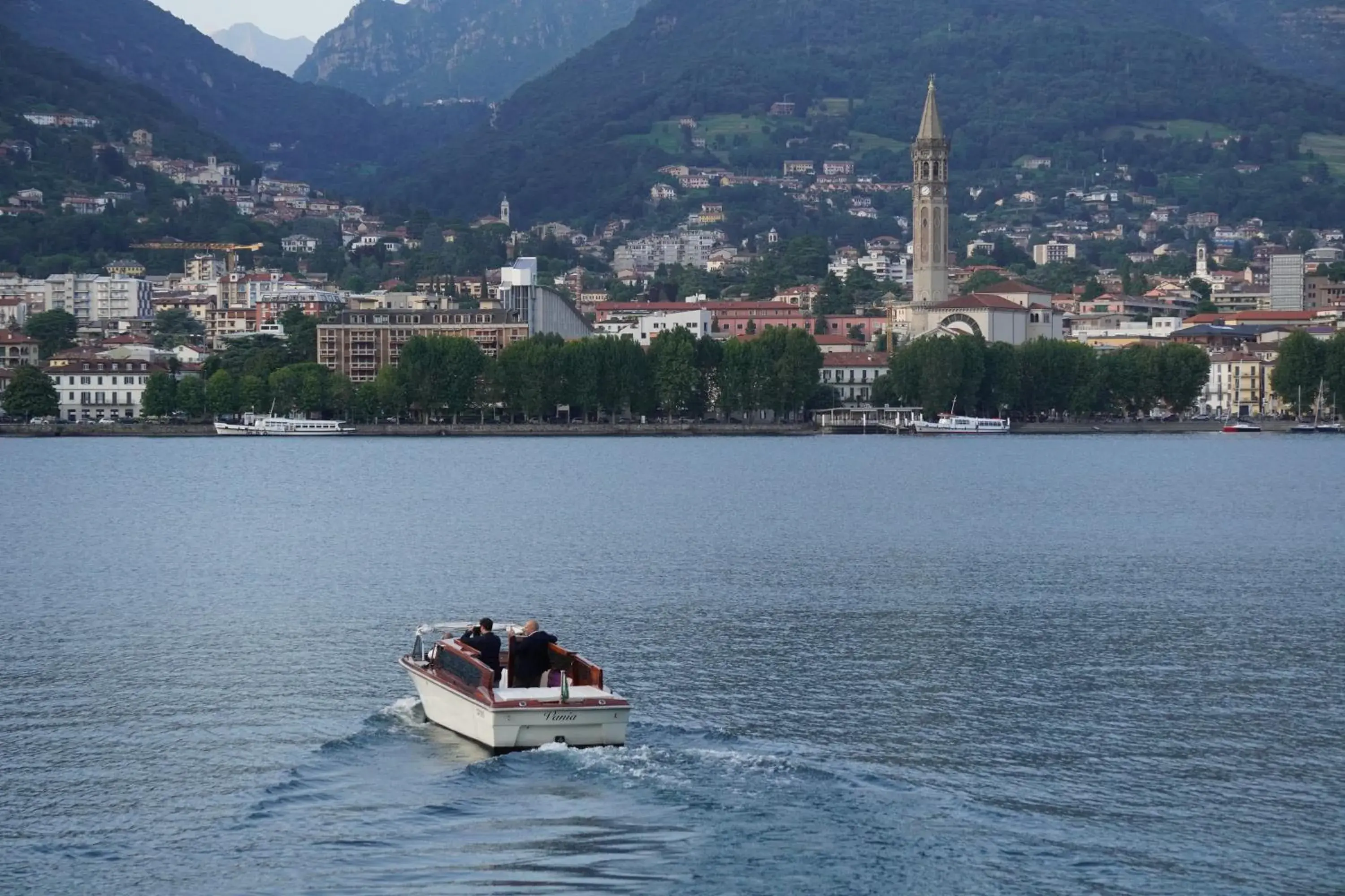 Lake view in Hotel Promessi Sposi Lake view in Hotel Promessi Sposi