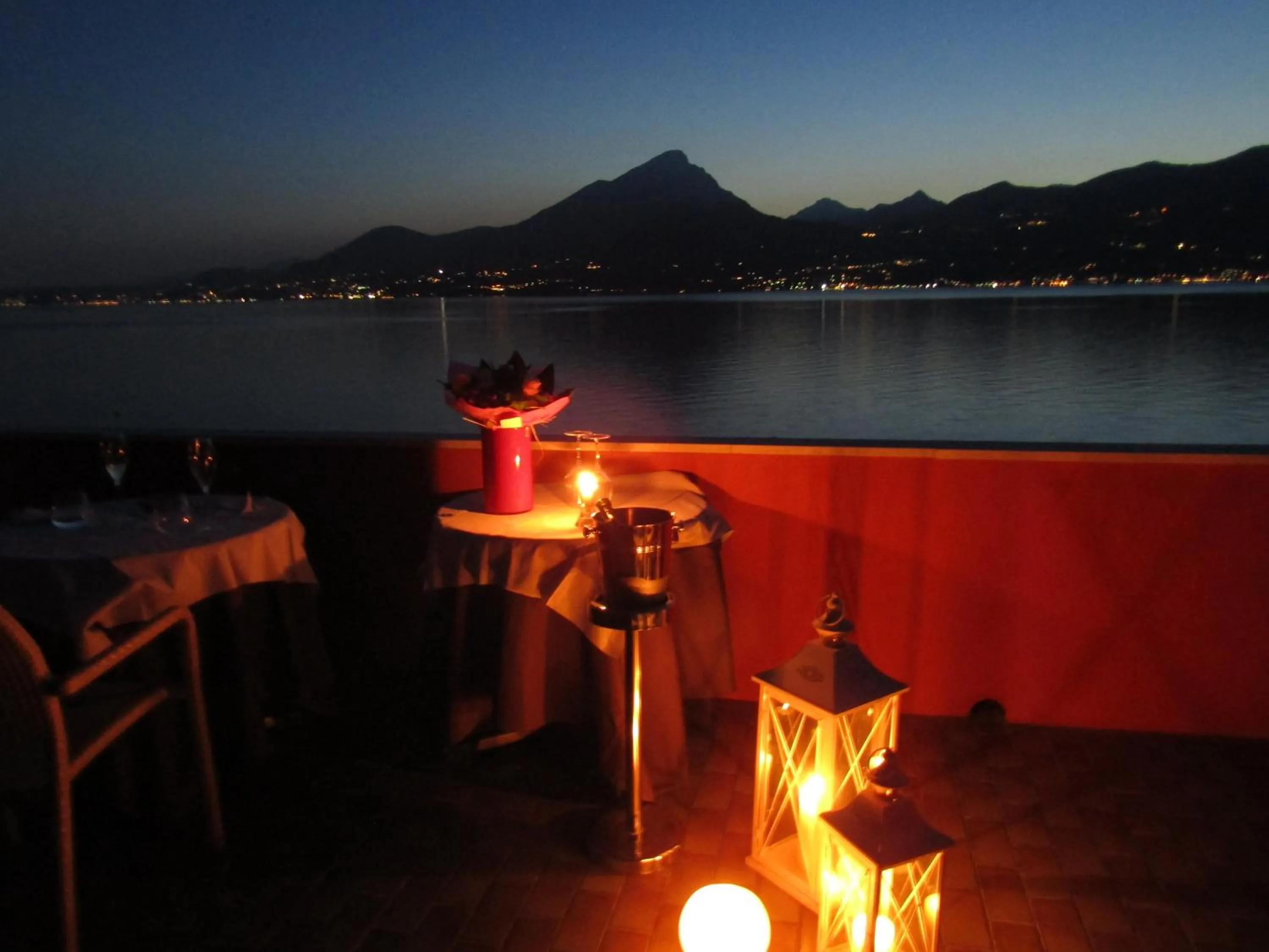 Lake view in Hotel Menapace