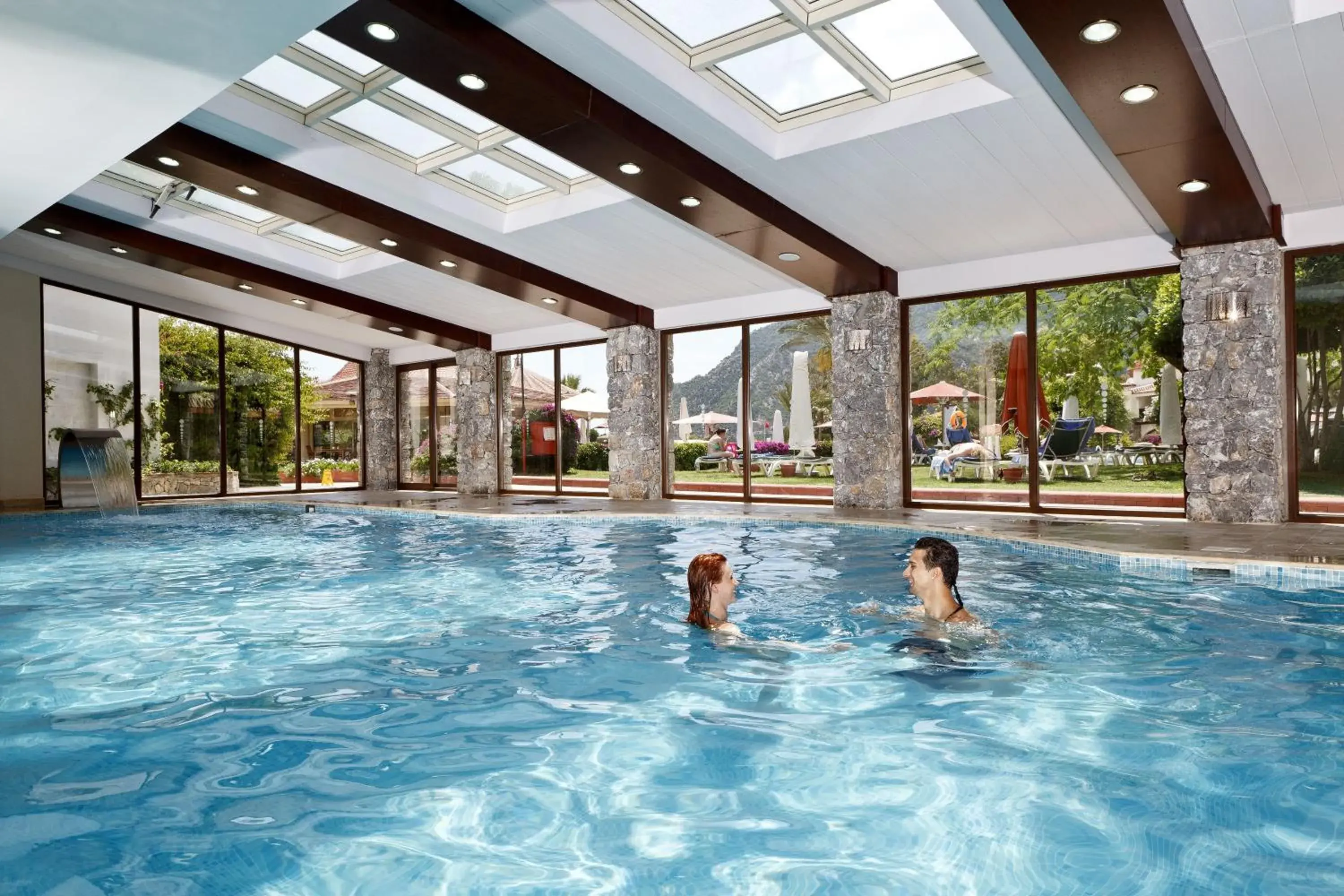 Pool view in Marti Resort Deluxe Hotel Pool view in Marti Resort Deluxe Hotel